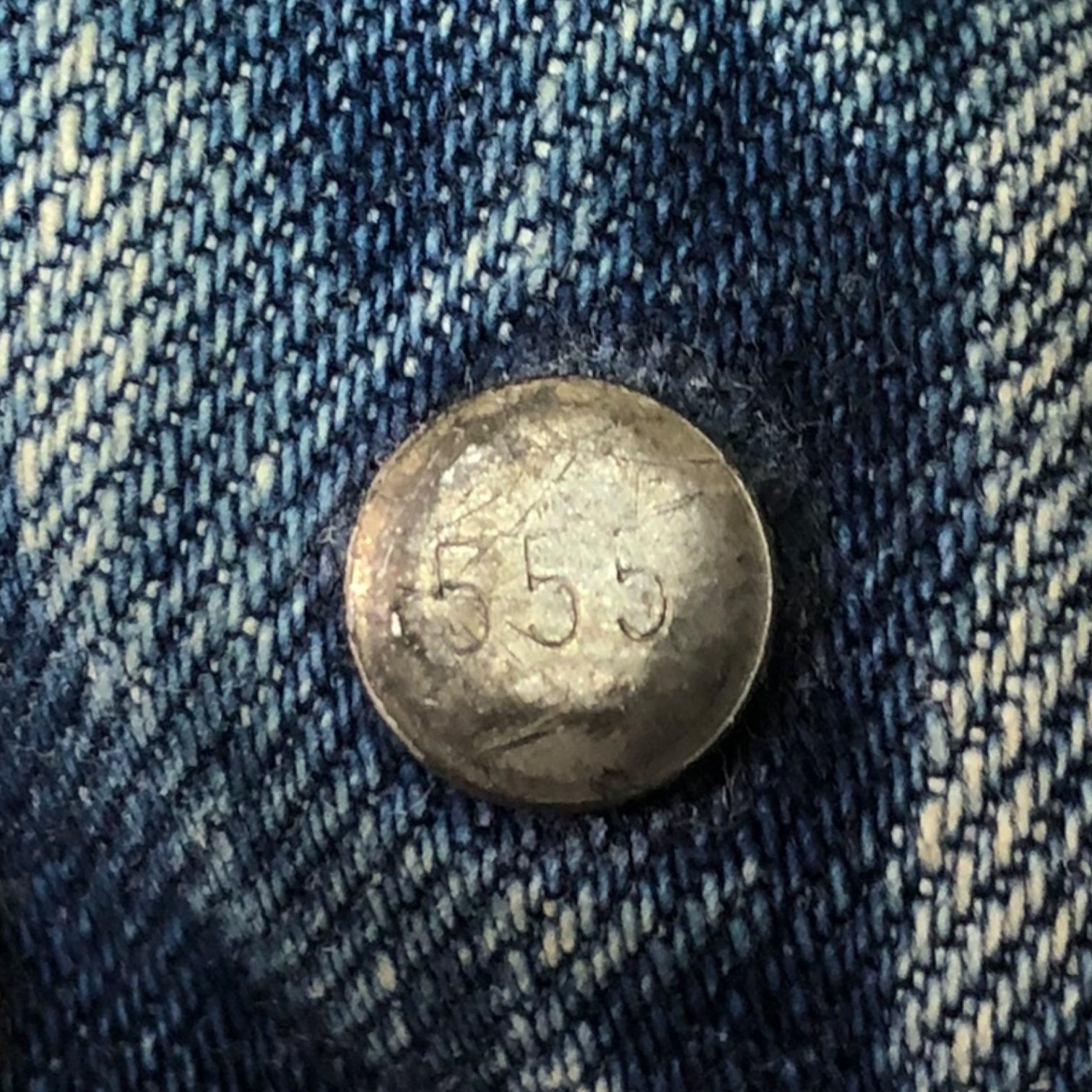 Levi's(リーバイス) 90's 501 straight denim pants ヴィンテージ セルビッチ ストレート デニム パンツ ジーンズ 555-0294 W31 インディゴ USA製 裏ボタン555 バレンシア工場 赤耳