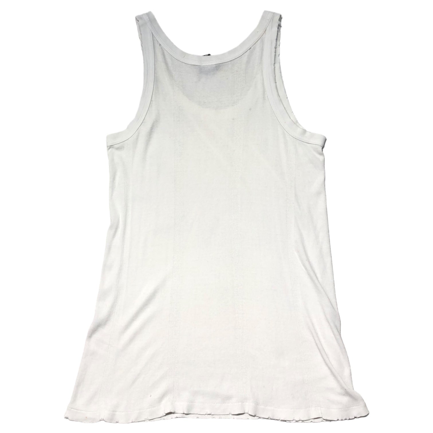 NUMBER (N)INE(ナンバーナイン) 00's Damage processing Tank top ダメージ加工 タンクトップ SIZE 3(M程度) ホワイト