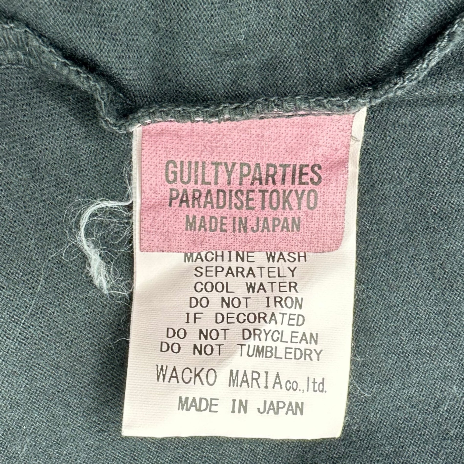 WACKO MARIA(ワコマリア) Back Maria & Rose Print Crew Neck T-Shirt バック マリア&ローズ プリント クルーネック Tシャツ S ブラック×マルチカラー