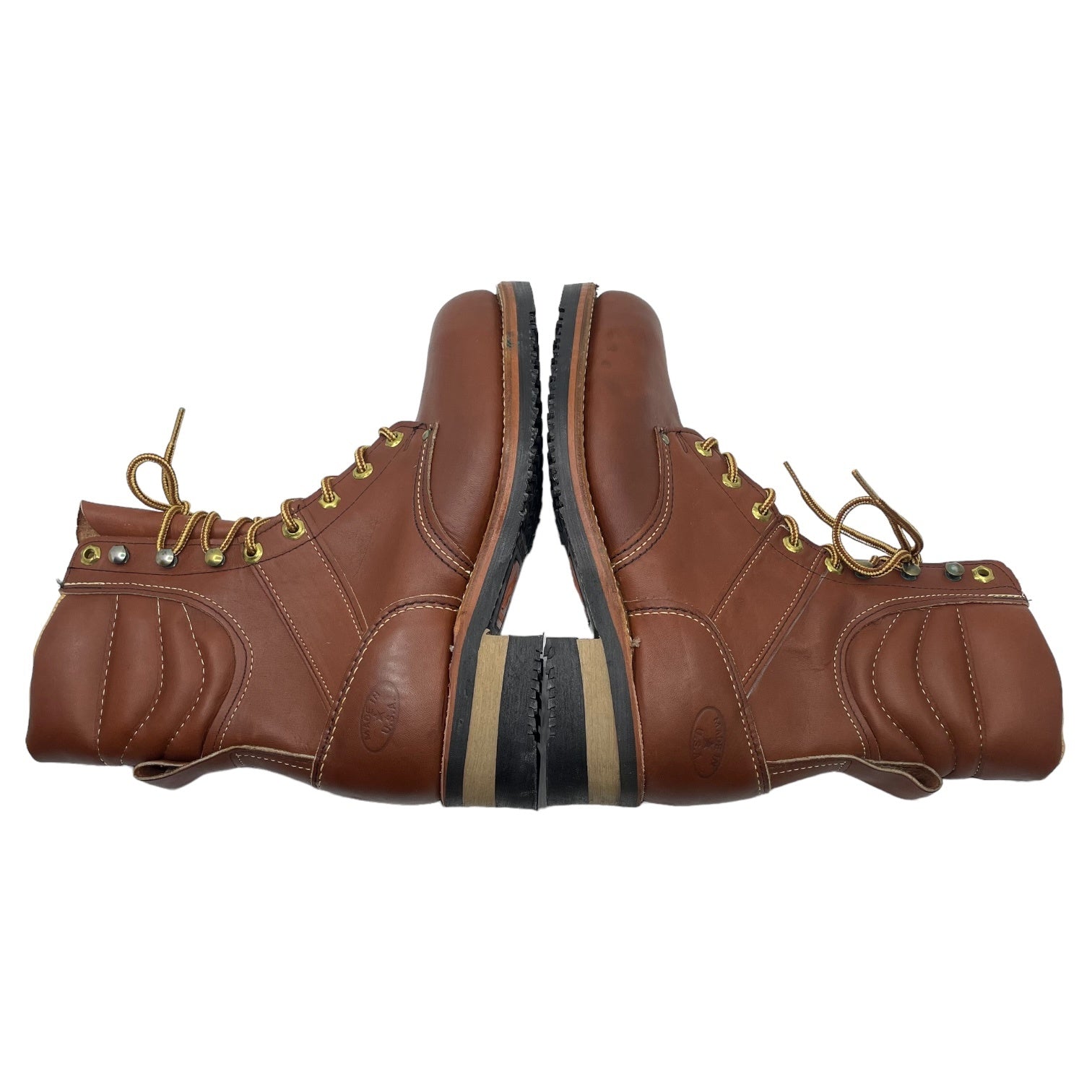 CAROLINA(キャロライナ) 70~80's WORK BOOTS ワークブーツ 70年代 80年代 ヴィンテージ 186 SIZE 8 ブラウン 箱付