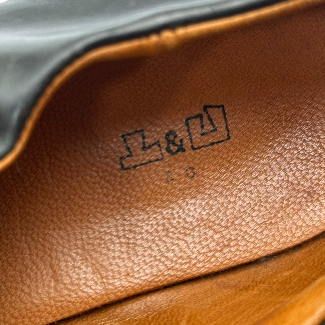 凸&凹(デコアンドボコ) Cap-toe leather shoes キャップトゥ レザー シューズ 26cm ブラック 革靴 ストレート