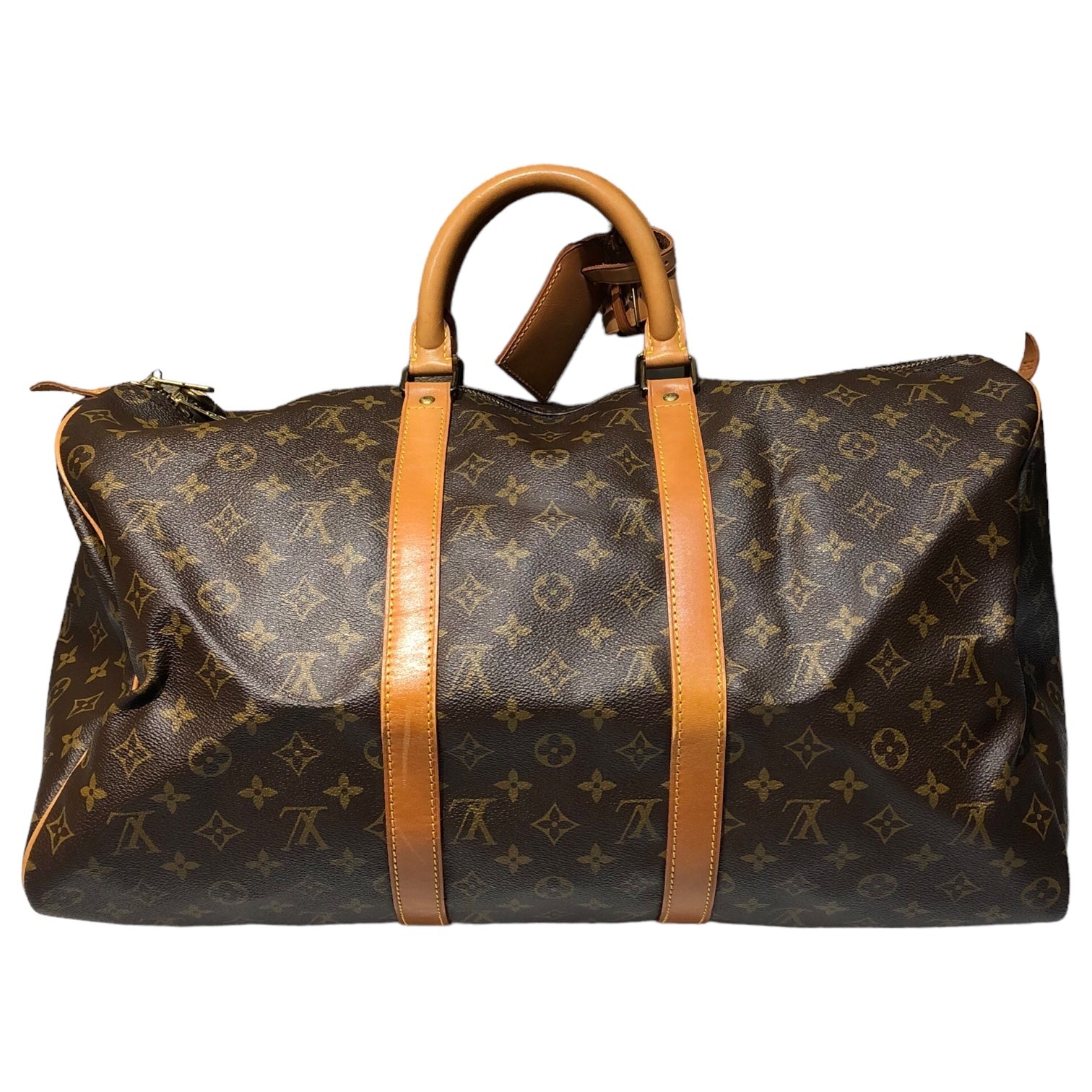 LOUIS VUITTON(ルイヴィトン) 80's keepall 50 キーポル 50 M41416 ブラウン モノグラム ボストンバッグ 旅行鞄 Vi881