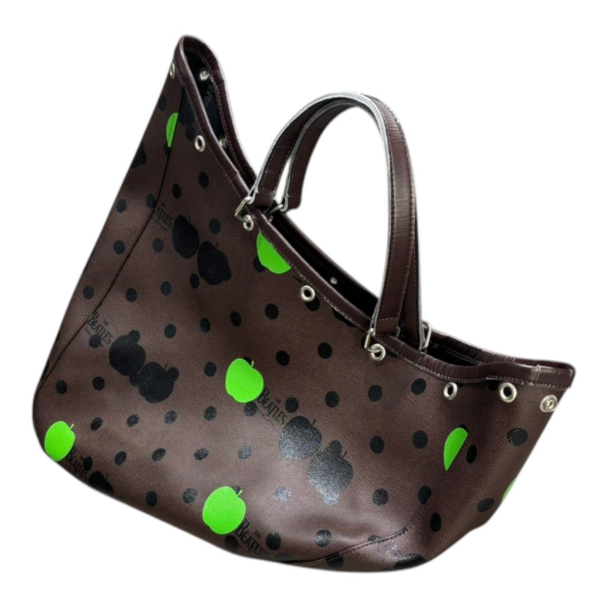 THE BEATLES COMME des GARCONS(ザビートルズコムデギャルソン) Boat Bag Green Apple ボート バッグ グリーン アップル VD-K001 ブラウン 2009 アーカイブ
