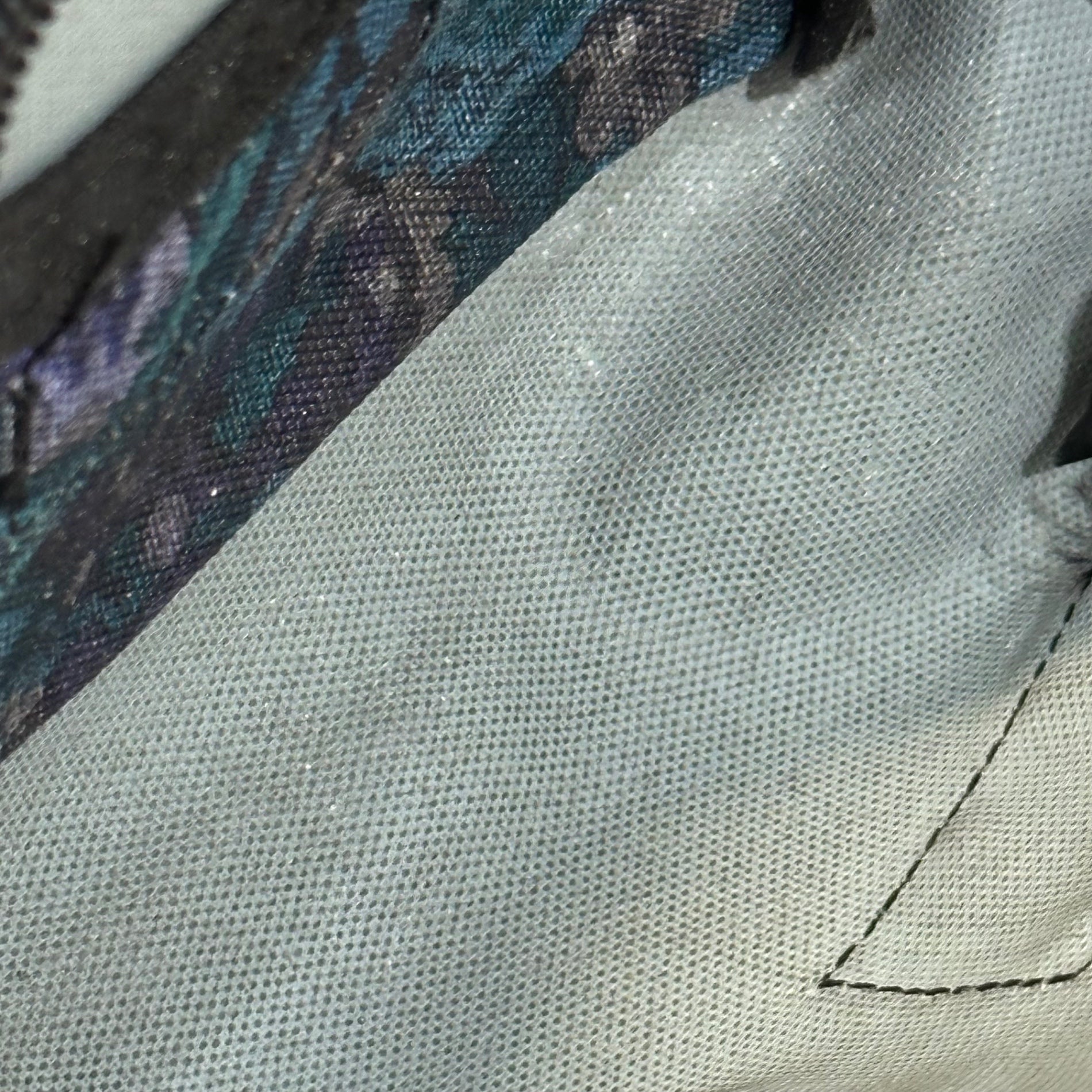 GREGORY(グレゴリー) CLASSIC BELT POUCH - BLUE TAPESTRY クラシック ベルト ポーチ ブルー タペストリー M グリーン×パープル 旧タグ
