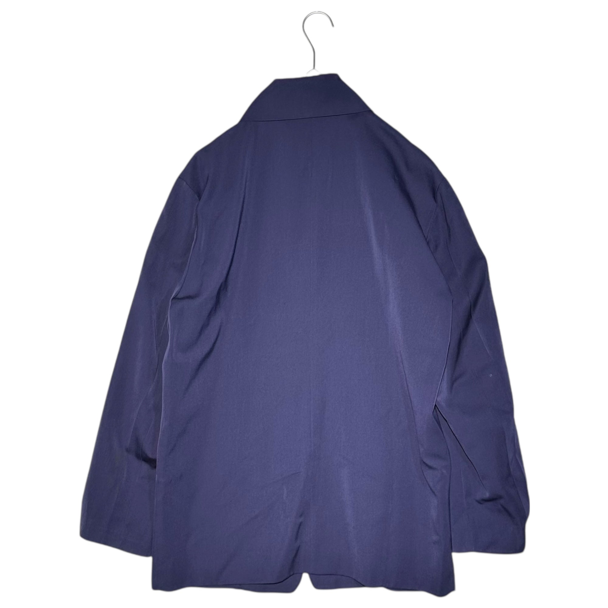plantation(プランテーション) 90's Issey Miyake period Fold-over shawl collar 3B jacket 80年代 イッセイミヤケ期 折り返しショールカラー 3B ジャケット PL11-FD011 L ネイビー 91年製造 稀少 アーカイブ