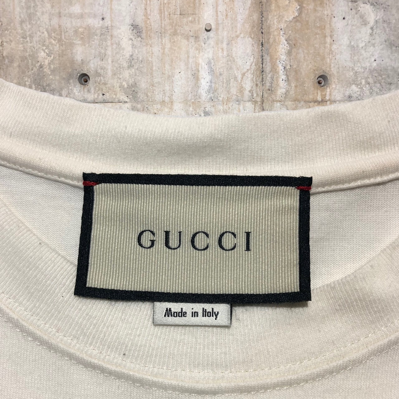 GUCCI(グッチ) Blade T-shirt/ロゴTシャツ 565806 L ホワイト