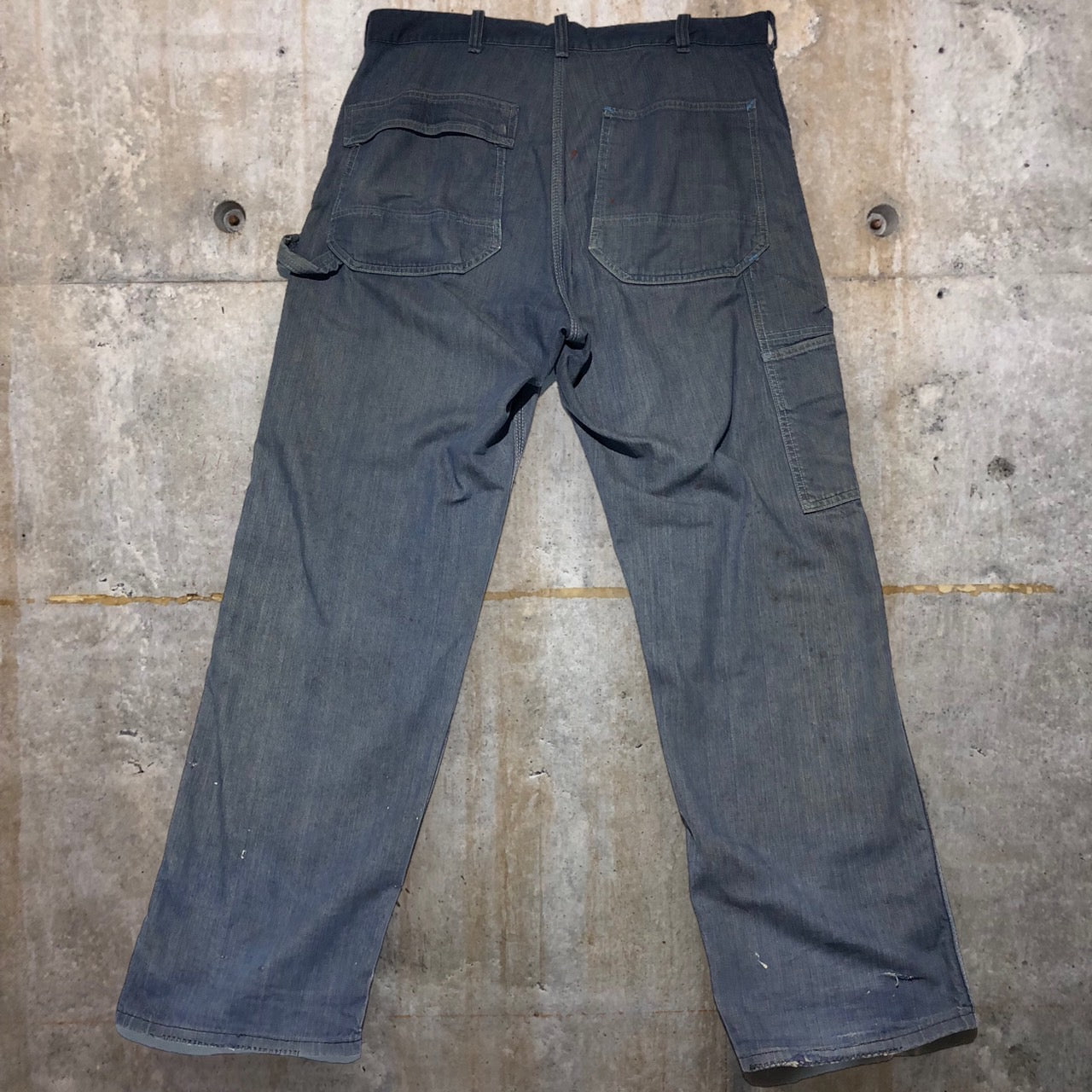 SEARS(シアーズ) 70'sデニムペインターパンツ 表記なし(Lサイズ程度) ブルー SCOVILL ZIP