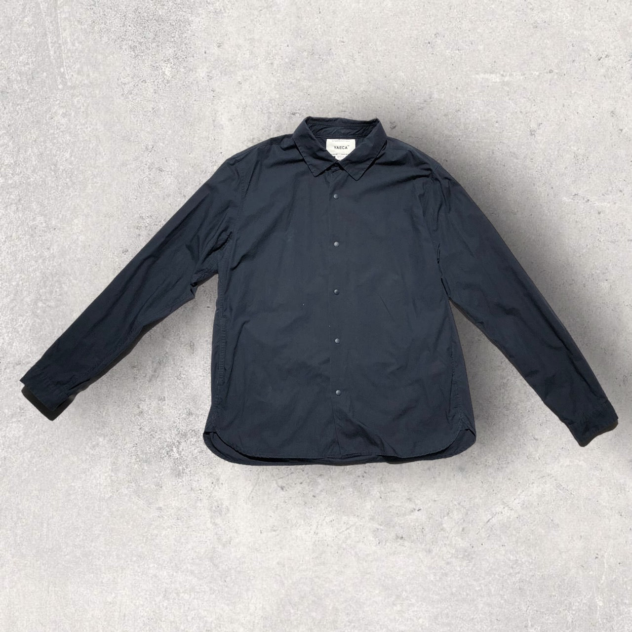 YAECA(ヤエカ) COMFORT SHIRT M ネイビー