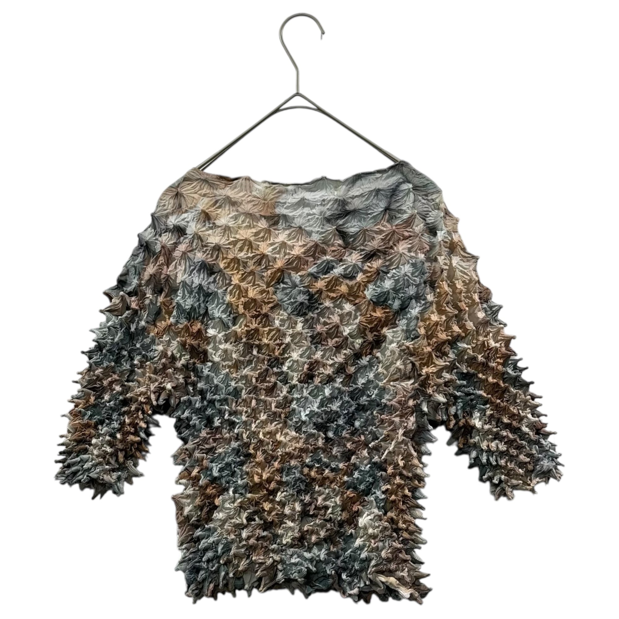 MASU(エムエーエスユー) 24SS SPIKY T-SHIRT(FLOCKY DOLL) スパイキー Tシャツ MASS-CS1224 48(M) ブルー×ピンク 参考定価29,700円(税込)