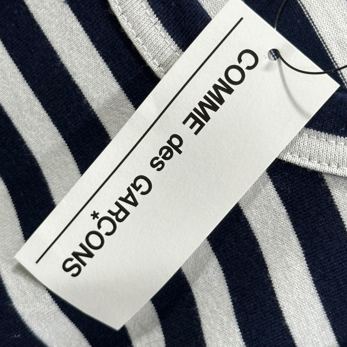 COMME des GARCONS(コムデギャルソン) 2009SS Striped L/S T-Shirtボーダー 長袖 カットソー OC-T028 S ホワイト×ネイビー AD2009