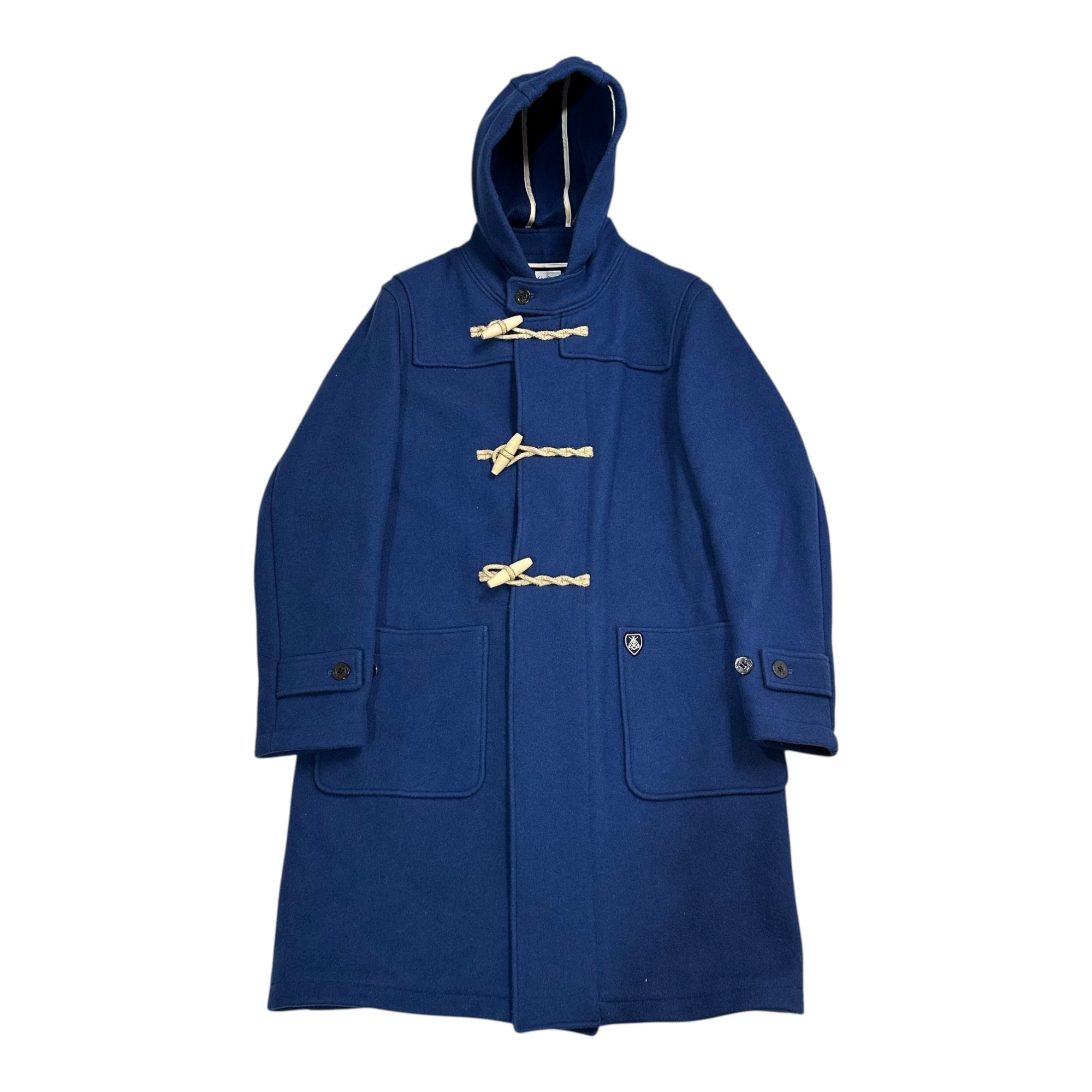 ORCIVAL(オーシバル) Wool Melton Duffle Coat ウール メルトン ダッフル コート RC-8413 4(メンズM) ブルー 参考定価¥58,300