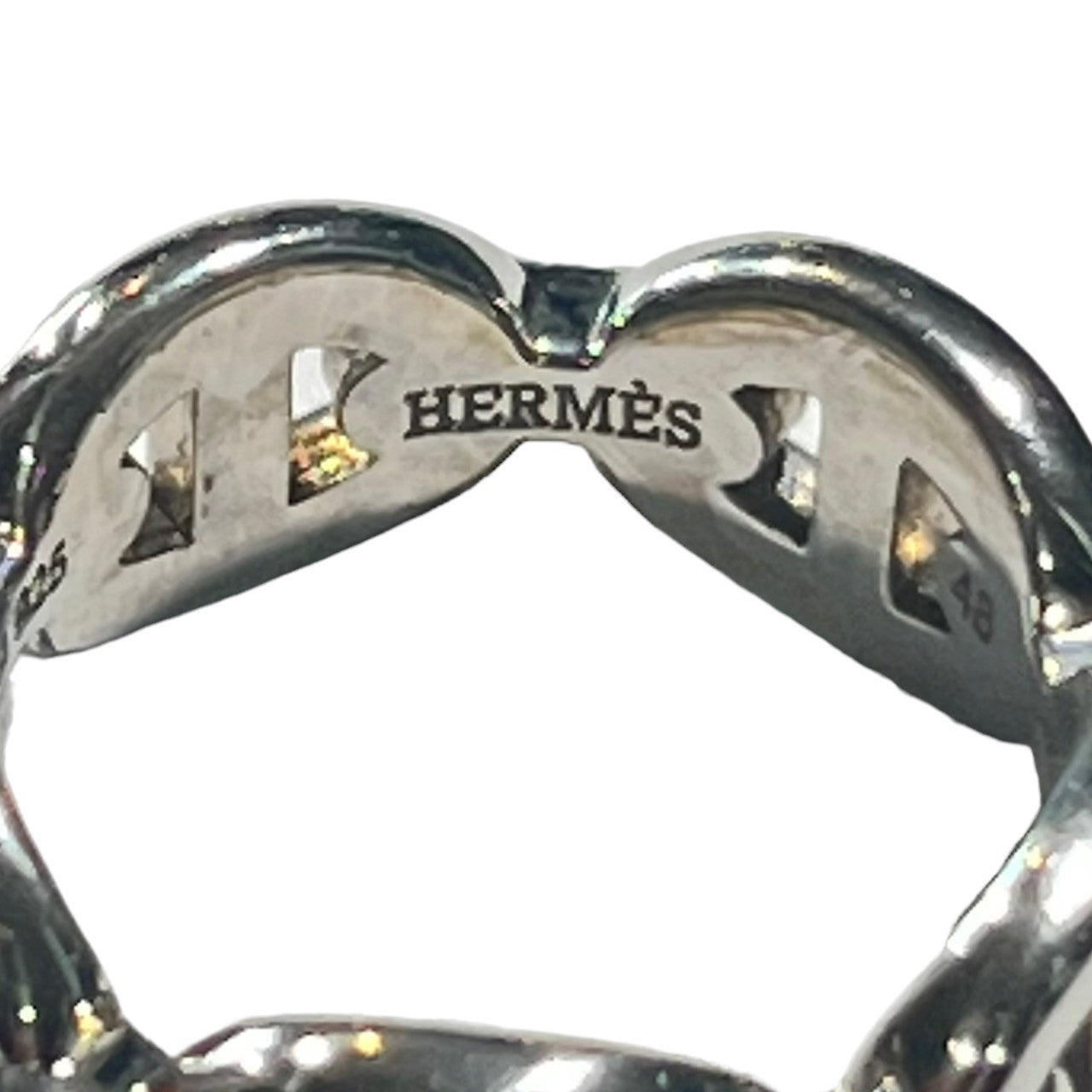 HERMES(エルメス) Chaine d'Encre En Chaine シェーヌダンクル アンシェネ リング silver925 48(7号) シルバー ジュエリー 箱付