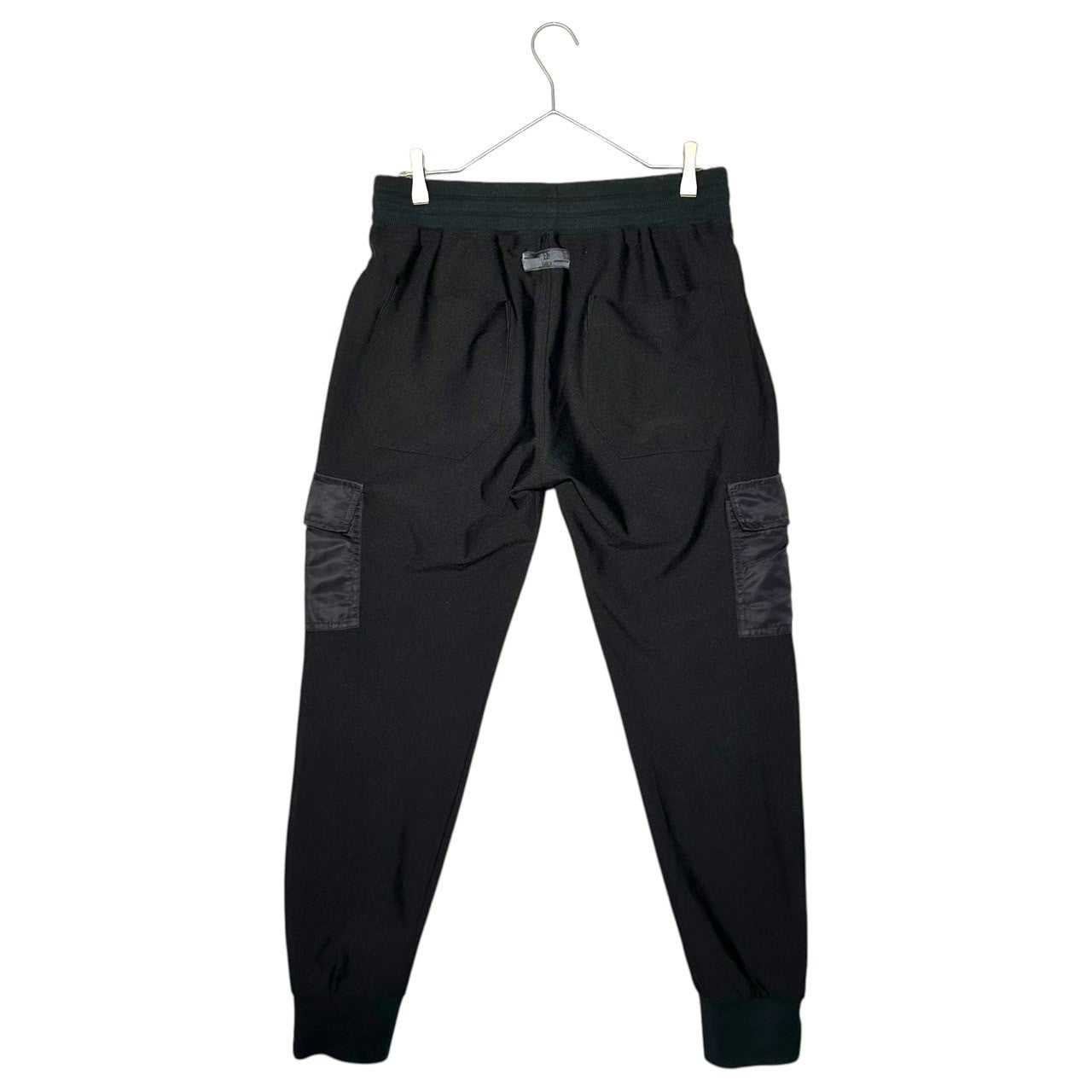EURO KENVY(ユーロケンビー) Nylon Cargo Pocket Jogger Sweatpants ナイロン カーゴ ポケット ジョガー スウェット パンツ L ブラック