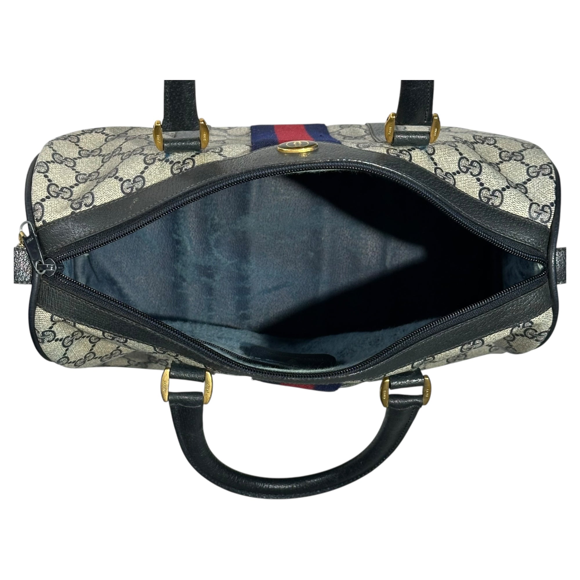 GUCCI(グッチ) OLD SHERRY LINE GG HAND BAG オールド オールド シェリーライン ハンドバッグ 58・02・007 グレー