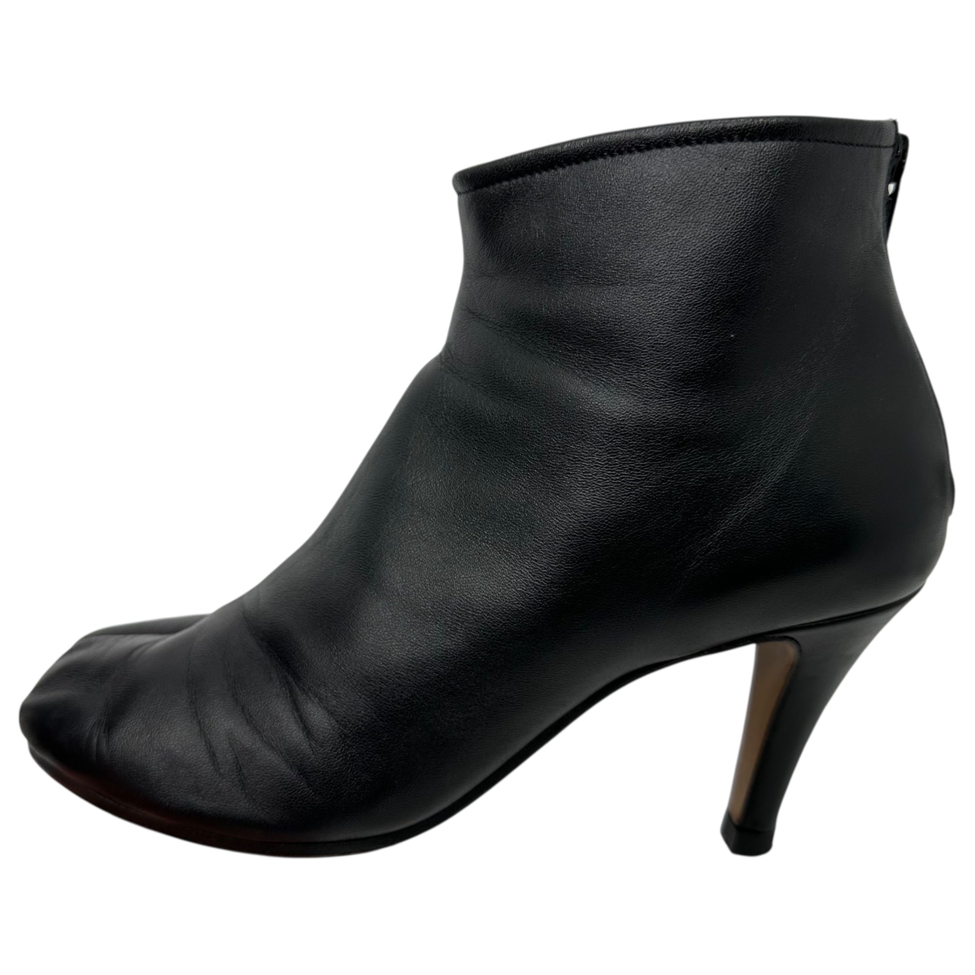 MAISON MARGIELA(メゾンマルジェラ) 19AW TABI STILETTO ANKLE BOOTS 足袋 ピン ヒール アンクル ブーツ S58WU0272 37(23.5~24.cm程度) ブラック 箱付属 タビ