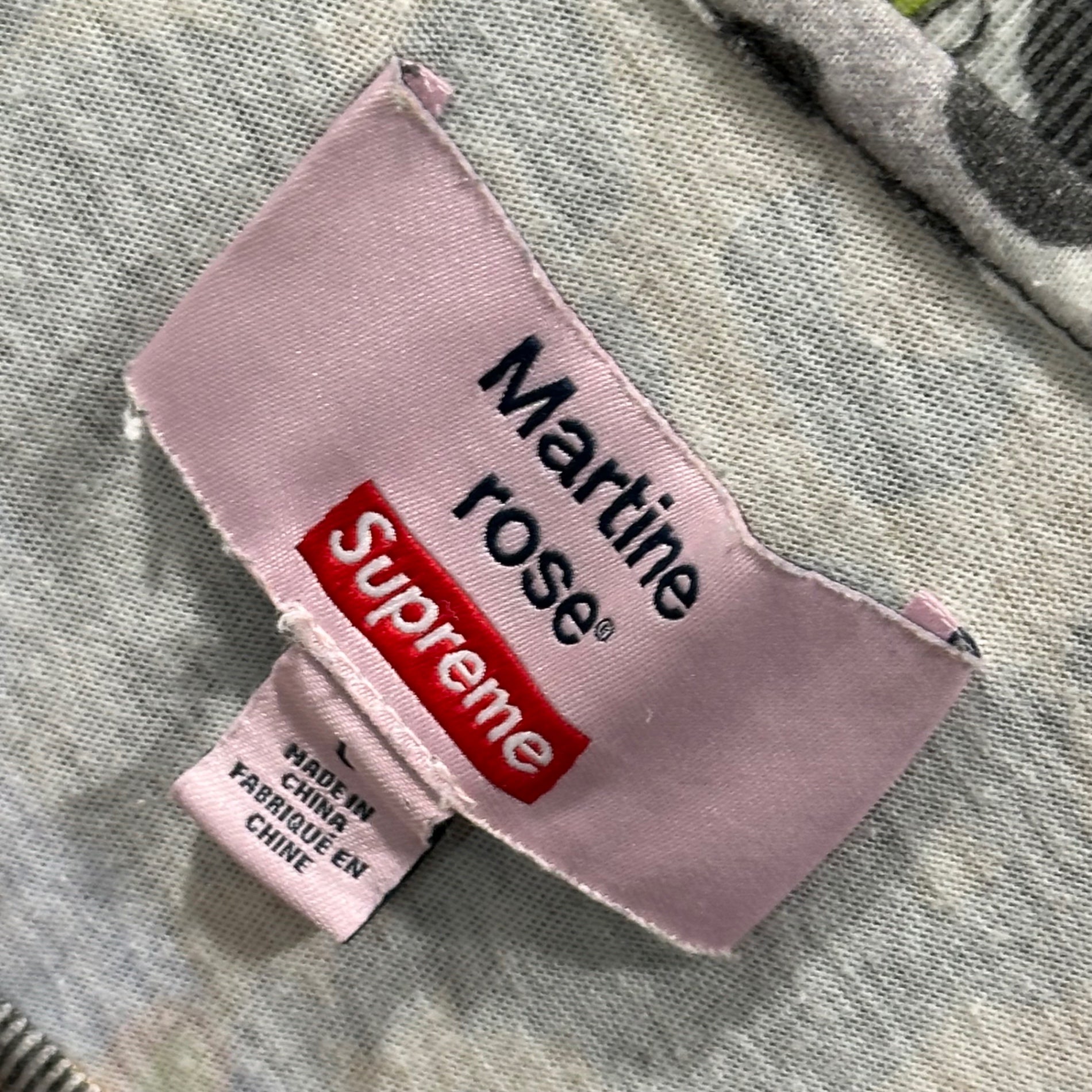SUPREME(シュプリーム) 2024AW MARTINE ROSE S/S TOP T-Shirt マーティンローズ 半袖 Tシャツ L マルチカラー 2024FW コラボ