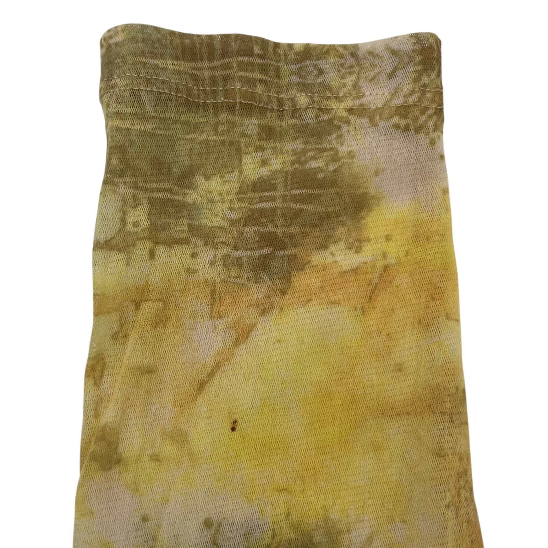 HARLEY DAVIDSON(ハーレーダビッドソン) Power net type allover pattern see-through cut and sew パワーネットタイプ 総柄 シースルー カットソー 96202-09VW S イエロー