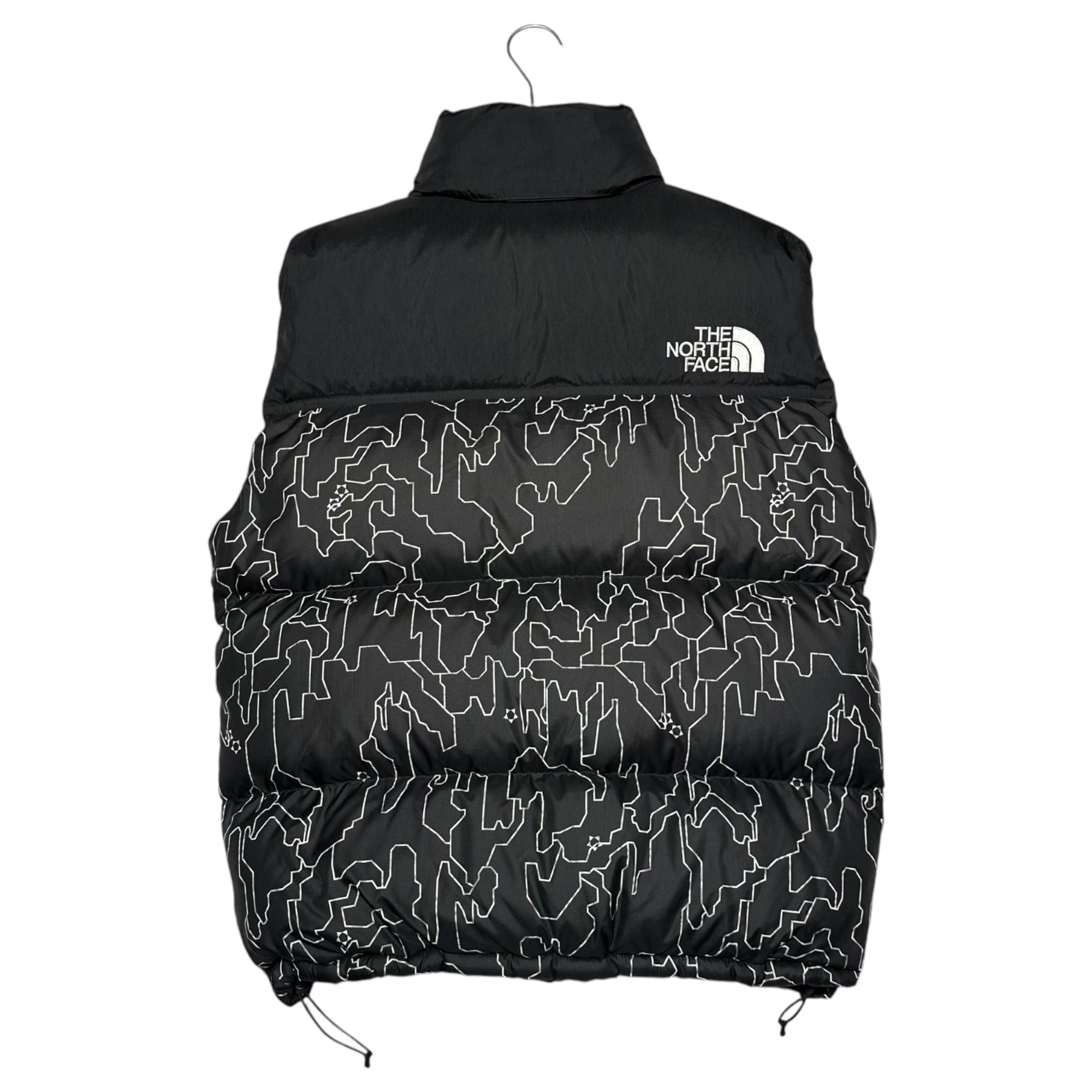 THE NORTH FACE(ノースフェイス) Novelty Nupsi Vest ノベルティー ヌプシ ベスト (メンズ) ダウンベスト ND92339 M ブラック×ホワイト ブラックツリーパーク