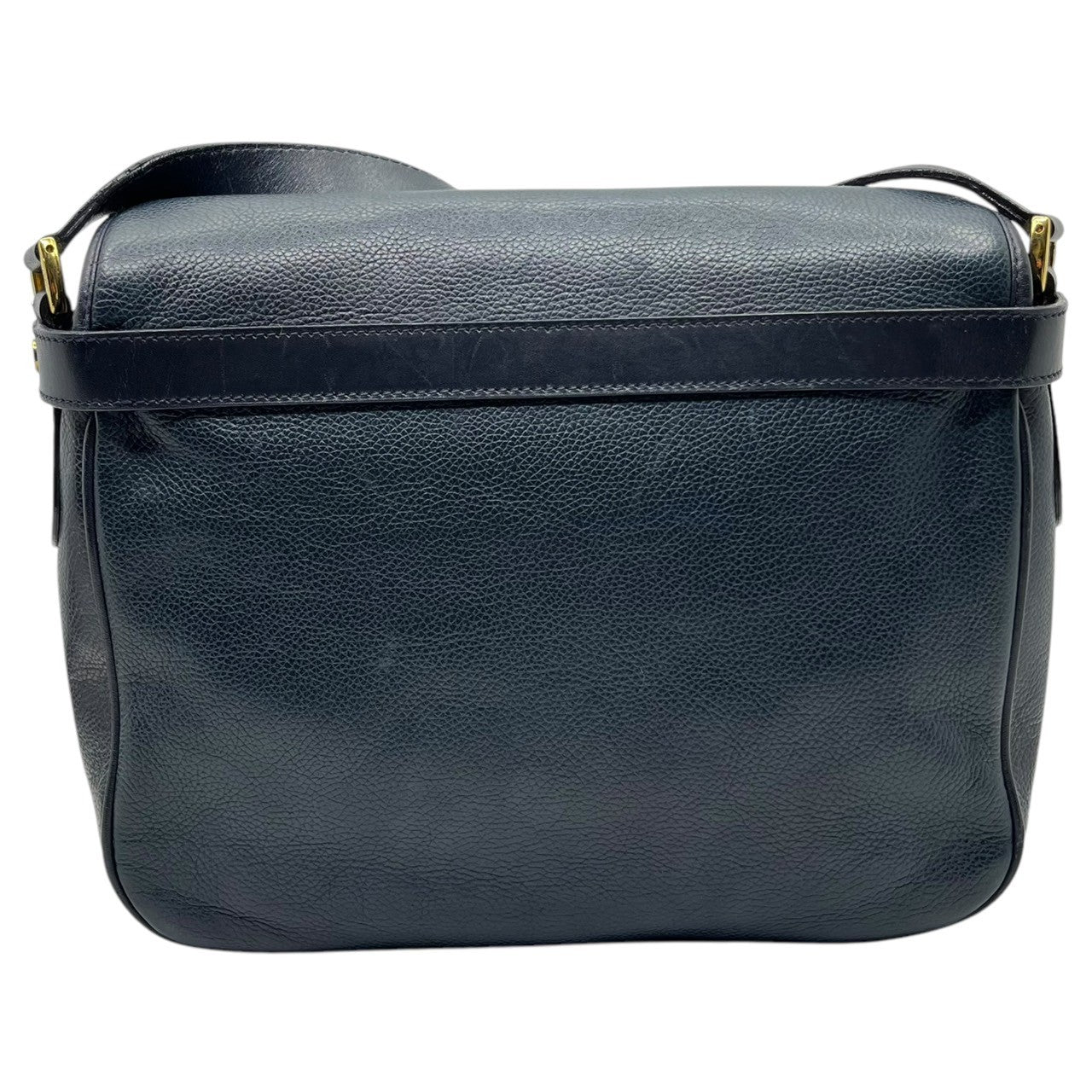 GUCCI(グッチ) Vintage GG Logo Leather Shoulder Bag ヴィンテージ GG ロゴ レザー ショルダー バッグ 001・14・0925 ネイビー OLD