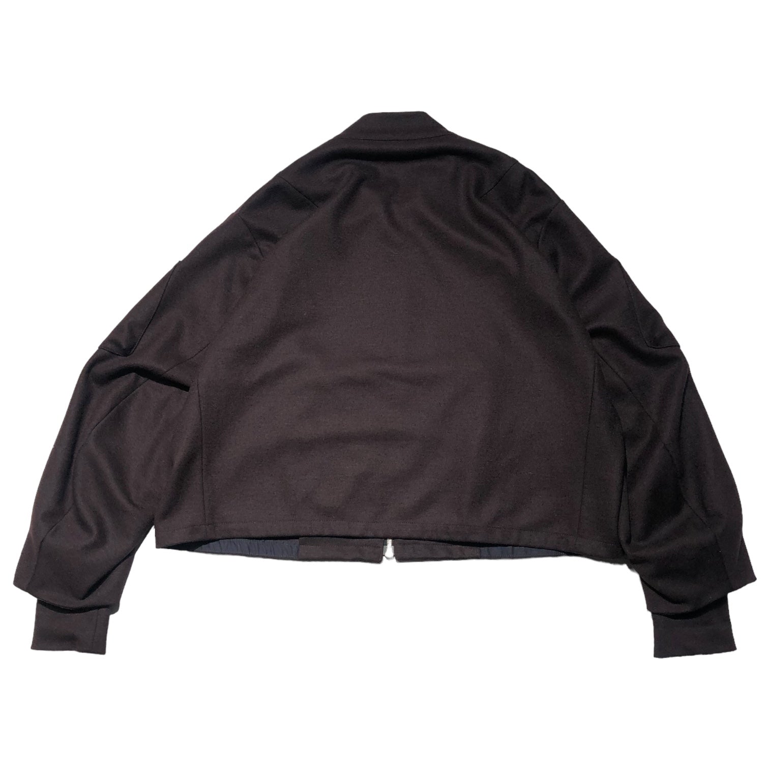 URU(ウル) 17AW WOOL FLIGHT BLOUSON ウール フライト ブルゾン 17FUJ08 1(S) ブラウン 参考定価66,000円(税込)