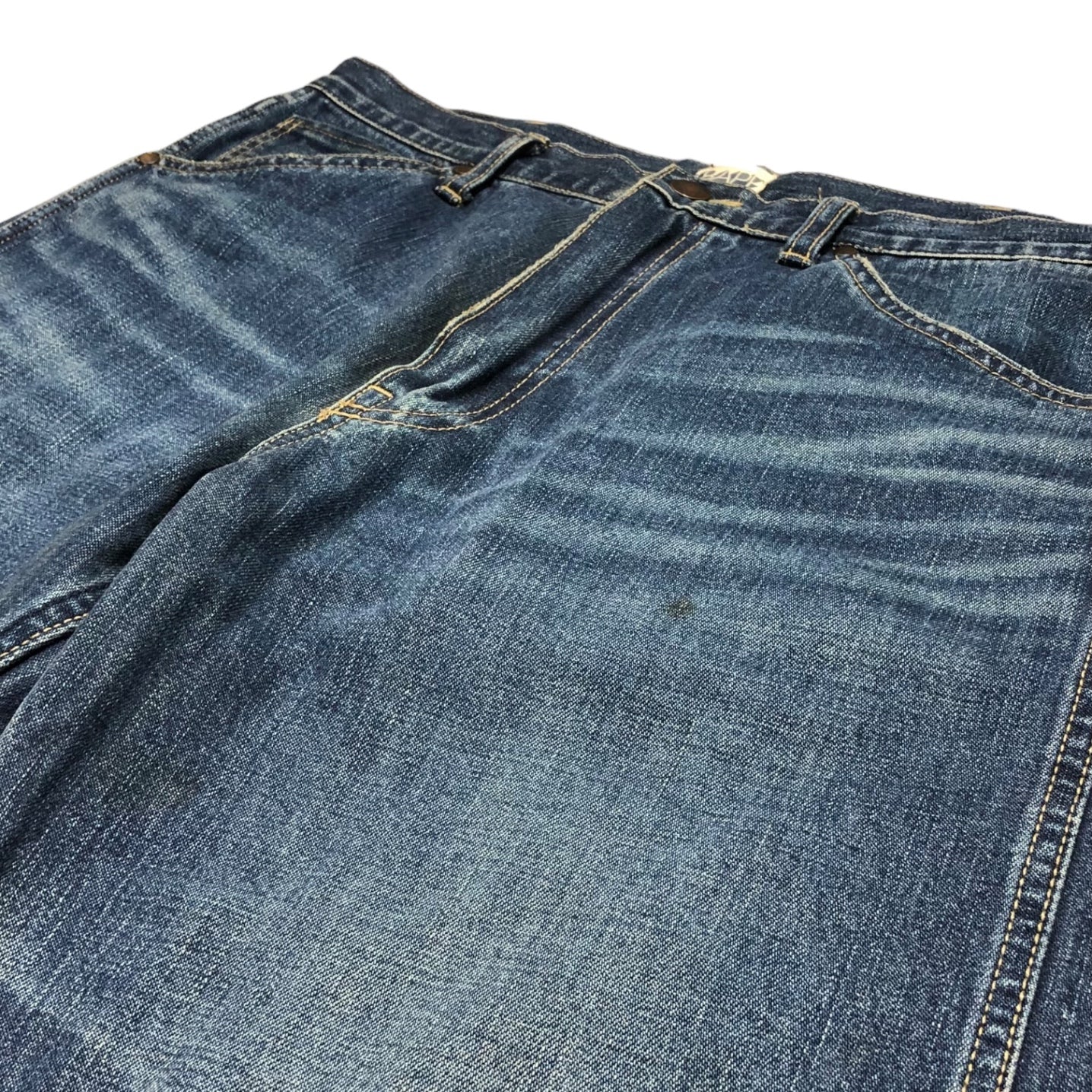 A BATHING APE(アベイシングエイプ) 00's DENIM PANTS デニムパンツ 00年代 L インディゴ