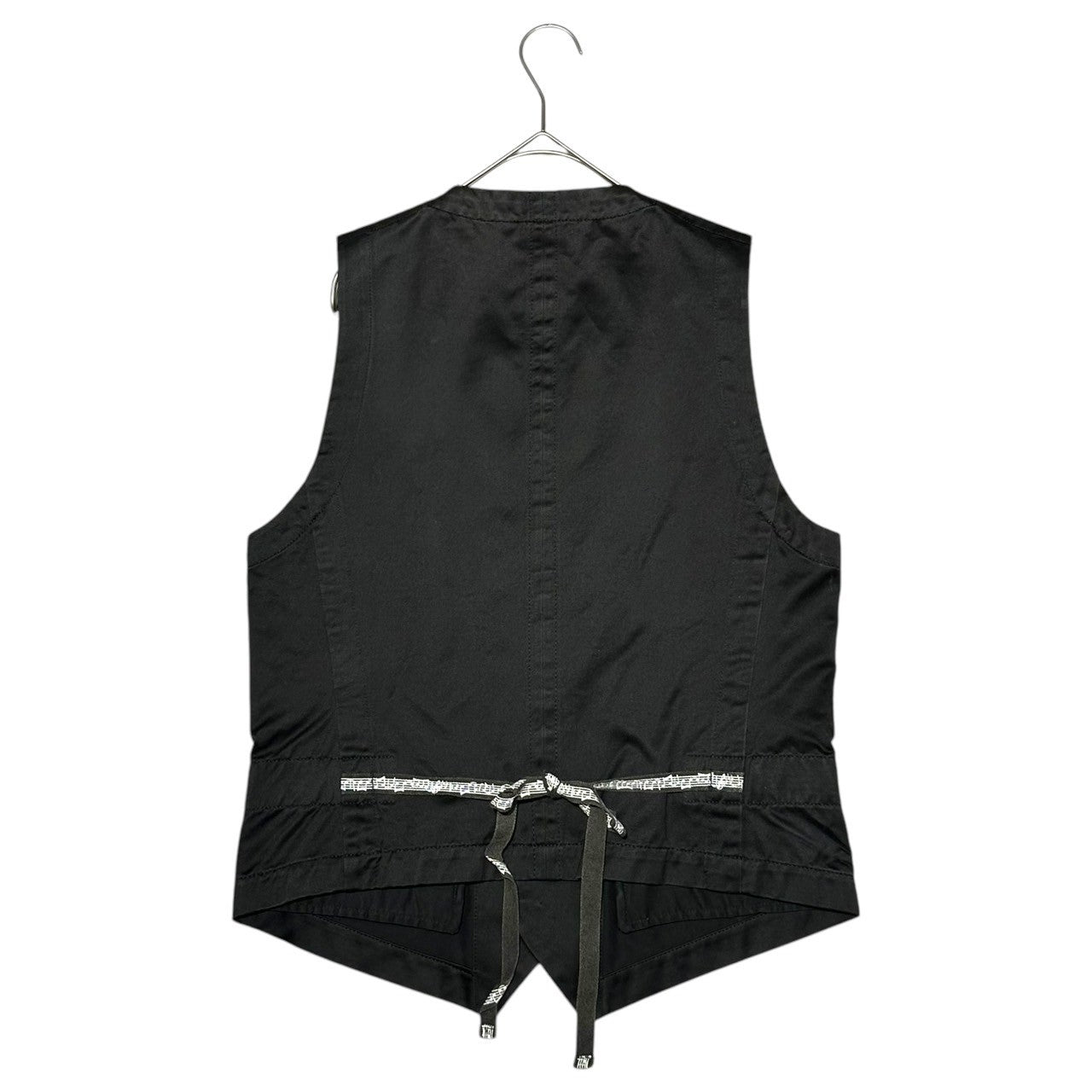 NUMBER (N)INE(ナンバーナイン) 07SS musical note print gilet vest 音符 プリント ジレ ベスト 宮下本人期 ABOUT A BOY期 S07-NJ031B FREE ブラック×ホワイト