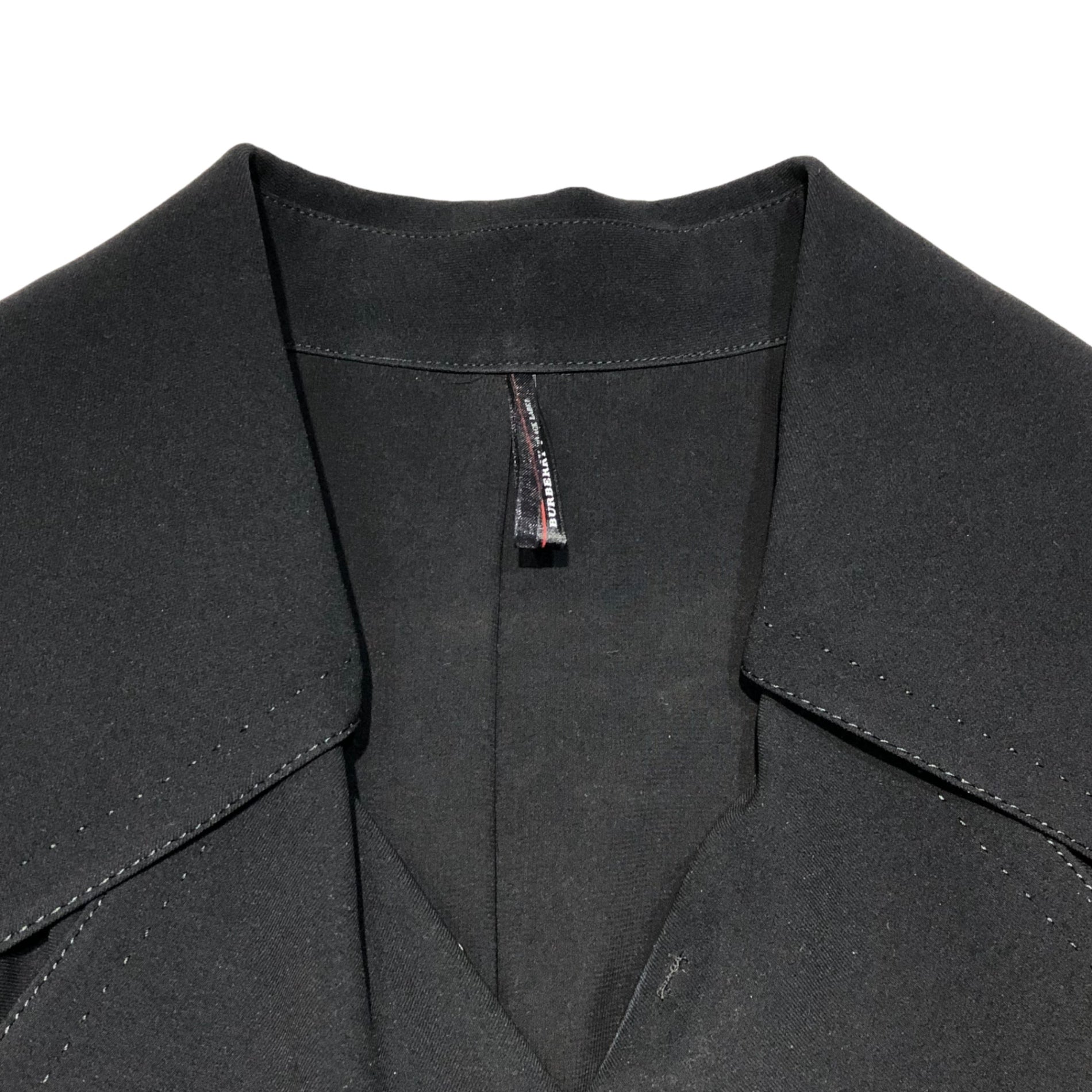 BURBERRY BLACK LABEL(バーバリーブラックレーベル) トレンチカラーノースリーブワンピース/ドレス FM469-511-09 38(Mサイズ程度) ブラック