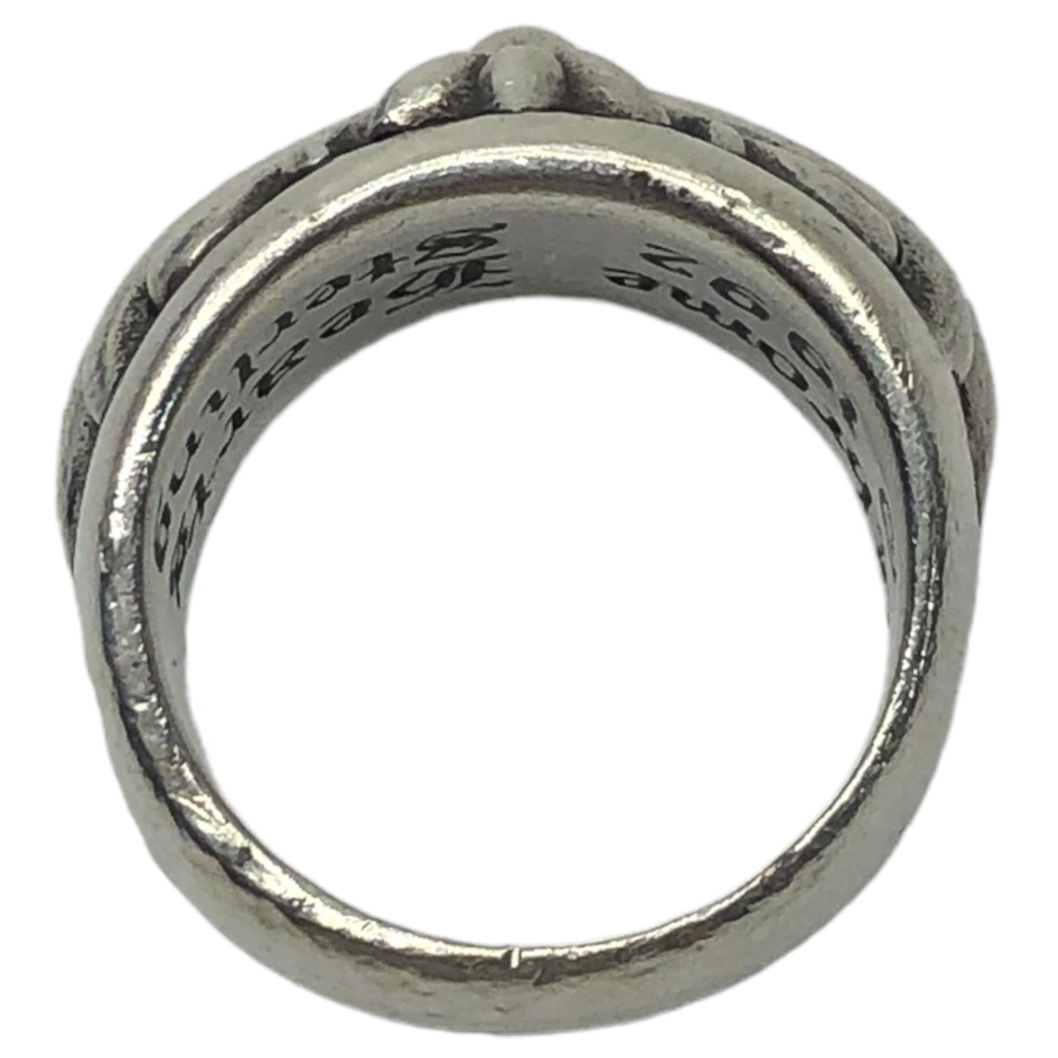 CHROME HEARTS(クロムハーツ) FLORAL CROSS RING フローラル クロス リング silver 925 12.5号 重さ:15.9g シルバー インボイス付