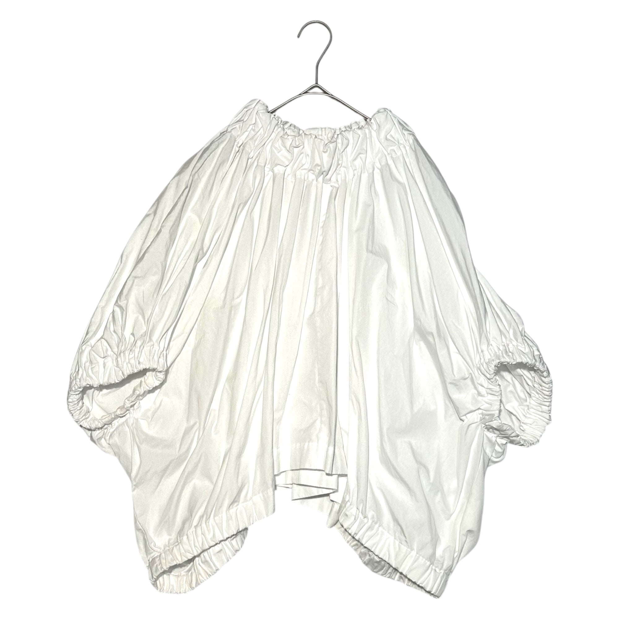 COMME des GARCONS COMME des GARCONS(コムデギャルソンコムデギャルソン) 20SS Clown gathered short length blouse ピエロ ギャザー ショート レングス ブラウス RE-B002 XS ホワイト AD2019