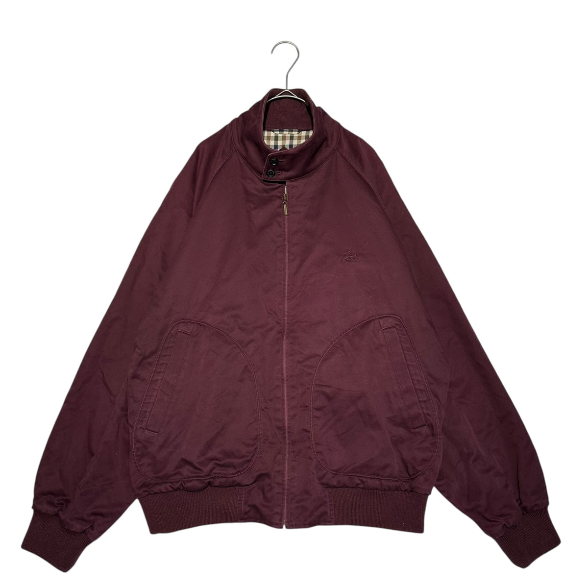 Aquascutum(アクアスキュータム) Cotton long sleeve swing top with 