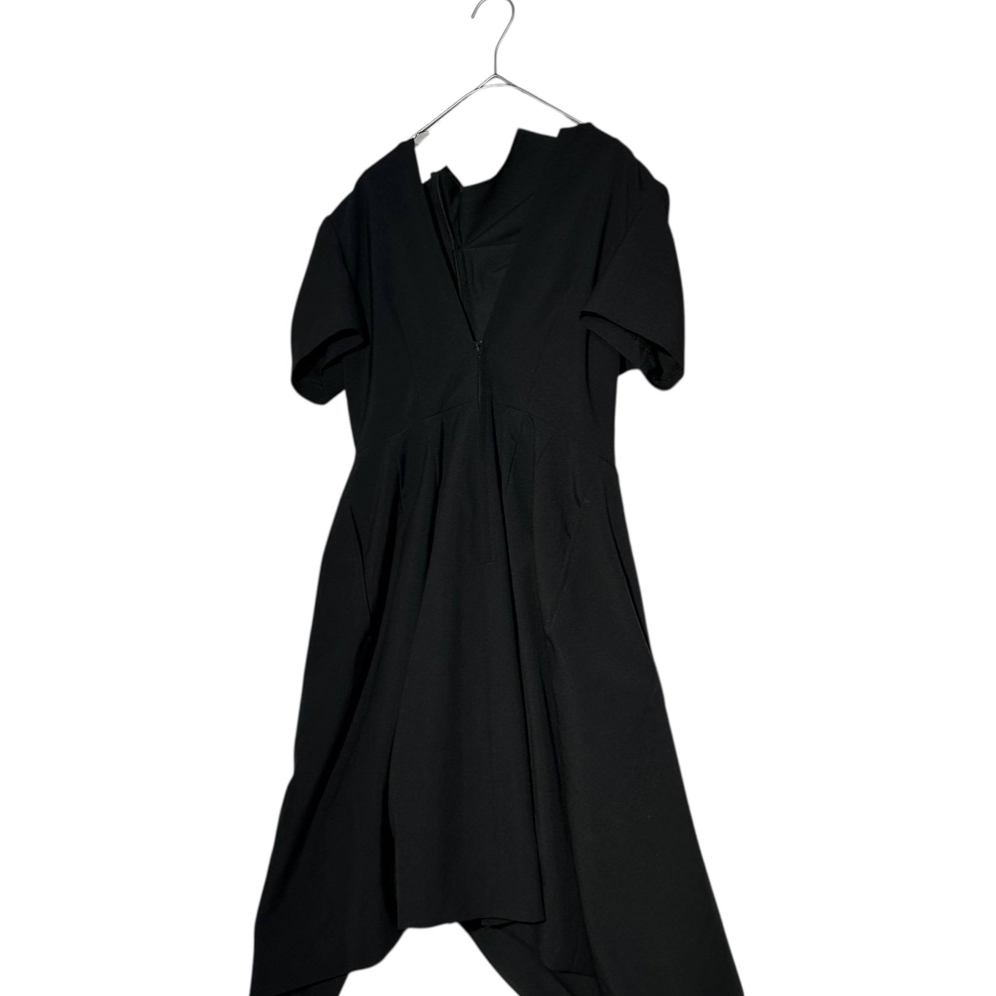 COMME des GARCONS(コムデギャルソン) 09SS Twisted 3D Skipper Sleeveless Dress ”捻じれ” 立体 スキッパー 半袖 ワンピース GC-O056 XS ブラック AD2008 ひざ丈