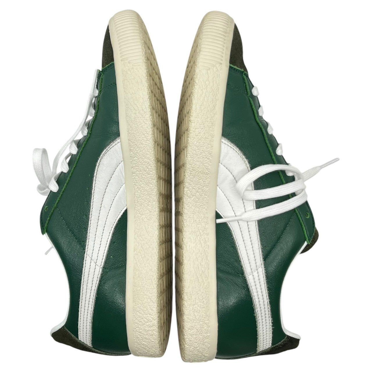 PUMA×ATMOS×SOMA(プーマ×アトモス×ソーマ) MADE IN JAPAN SUEDE VTG MIJ スウェード ローカット スニーカー 394682-01 26cm グリーン×ホワイト 箱付 コラボ