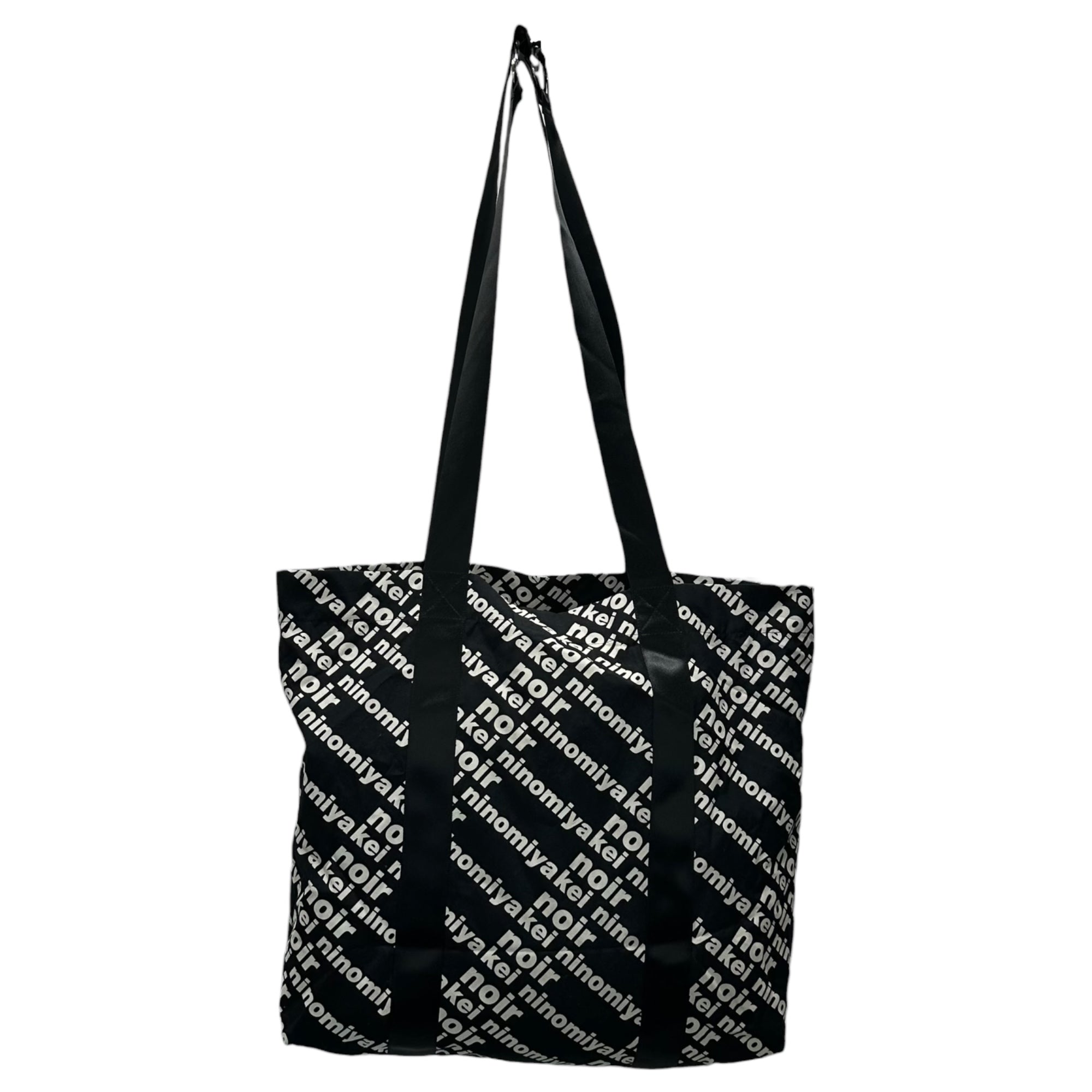 noir kei ninomiya(ノワールケイニノミヤ) 22AW Logo Satin Tote Bag
