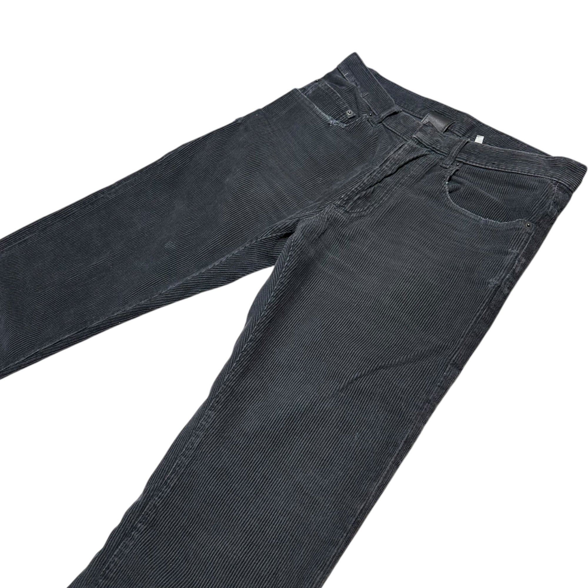 Dior HOMME(ディオールオム) Super Slim Skinny Corduroy Pants スーパースリム スキニー コーデュロイ パンツ W27 ブラック