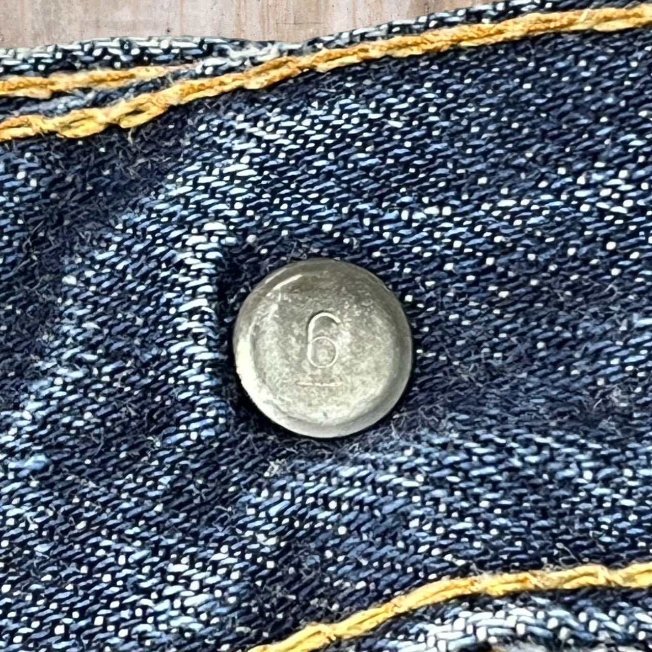 Levi's(リーバイス) 70's 66前期501vintage denim pants/ヴィンテージデニムパンツ/ストレート 表記無し(W37程度) インディゴ/濃紺 1975年1月製造 70年代 70s スモールe 赤耳