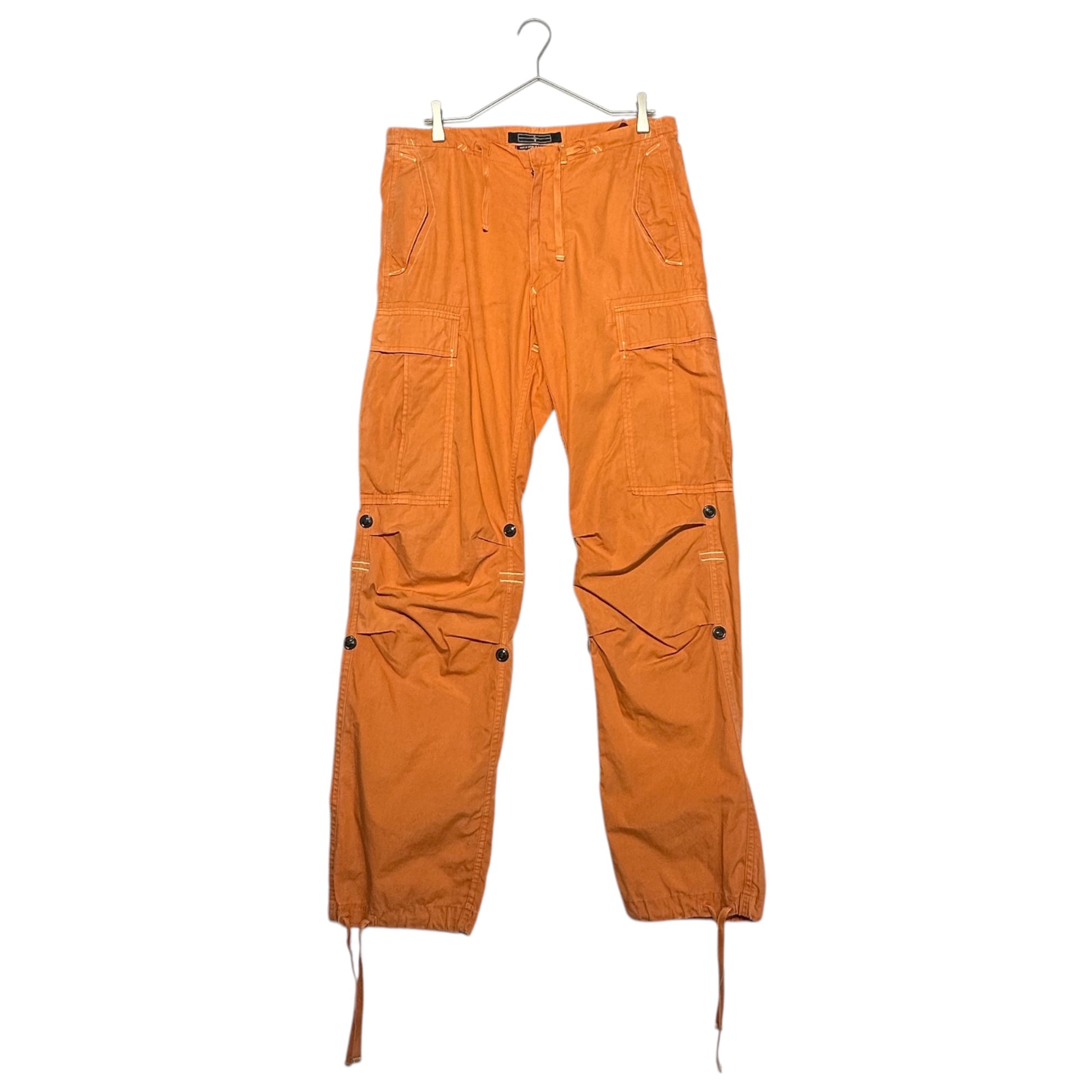 MASONPRINCE□ユニセックス ルーズパンツ CL0377 MASONPRINCE オレンジカーゴパンツ