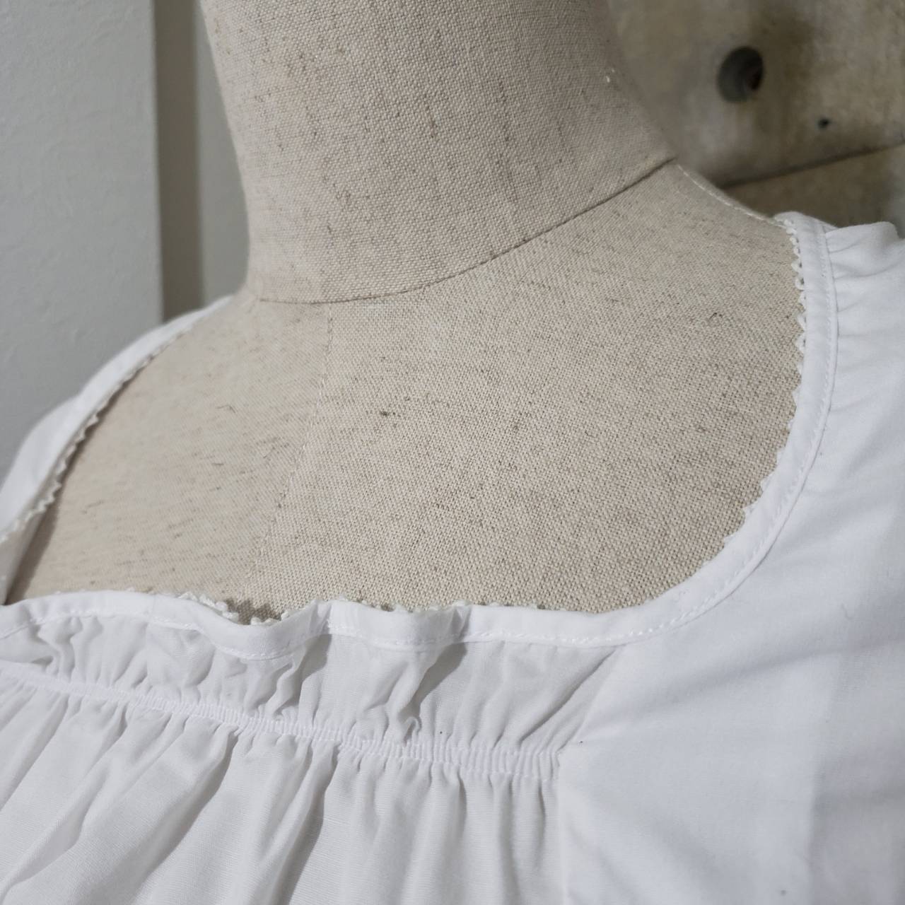 Vintage(ヴィンテージ) Spieh&Wensky 36 ショート丈ブラウス 36(Mサイズ程度) ホワイト