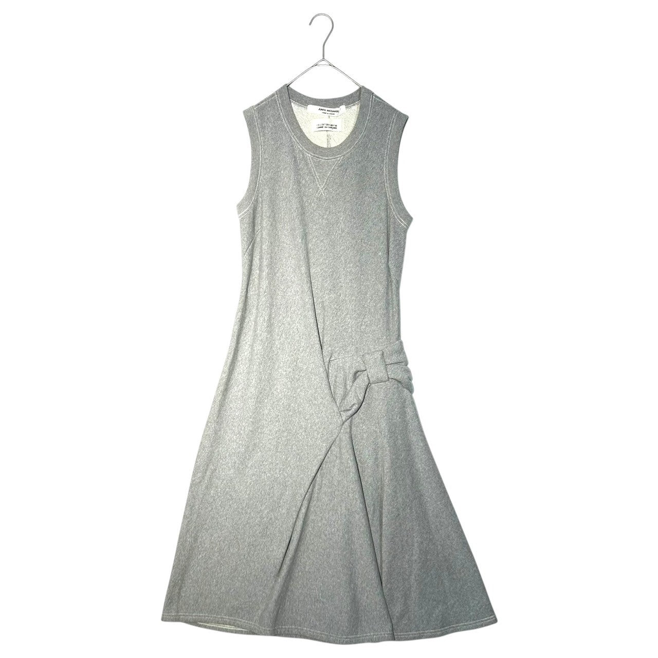 COMME des GARCONS JUNYA WATANABE × 10 corso como(コムデギャルソンジュンヤワタナベ × ディエチコルソコモ) 10AW Sleeveless Sweatshirt Dress ノースリーブ スウェット ワンピース SF-T104 FREE グレー AD2010
