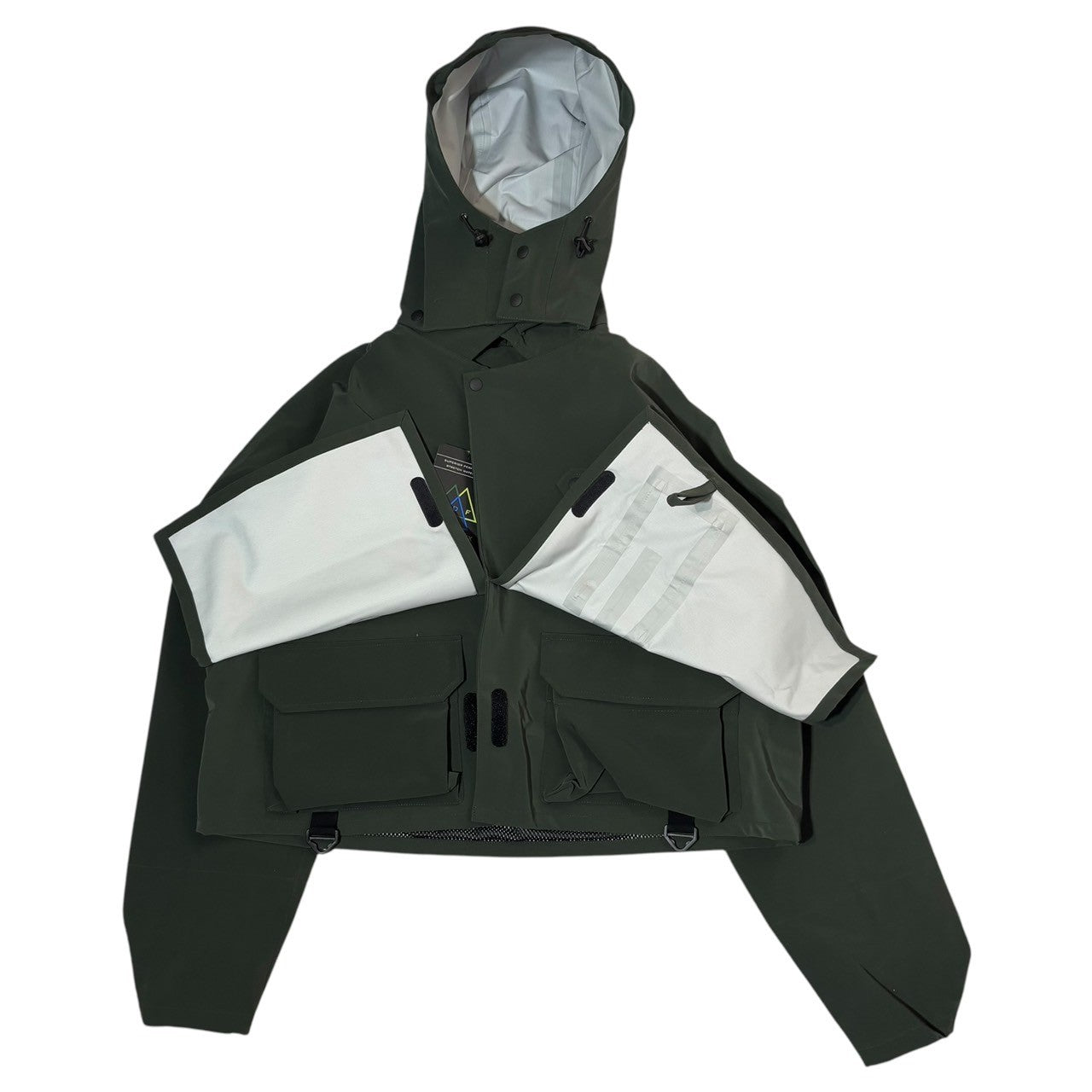 South2 West8 S2W8(サウス2ウエスト8) RIVER WALKER STRETCH FISHING JACKET リバーウォーカー ストレッチ フィッシング ジャケット L グリーン マウンテンパーカー