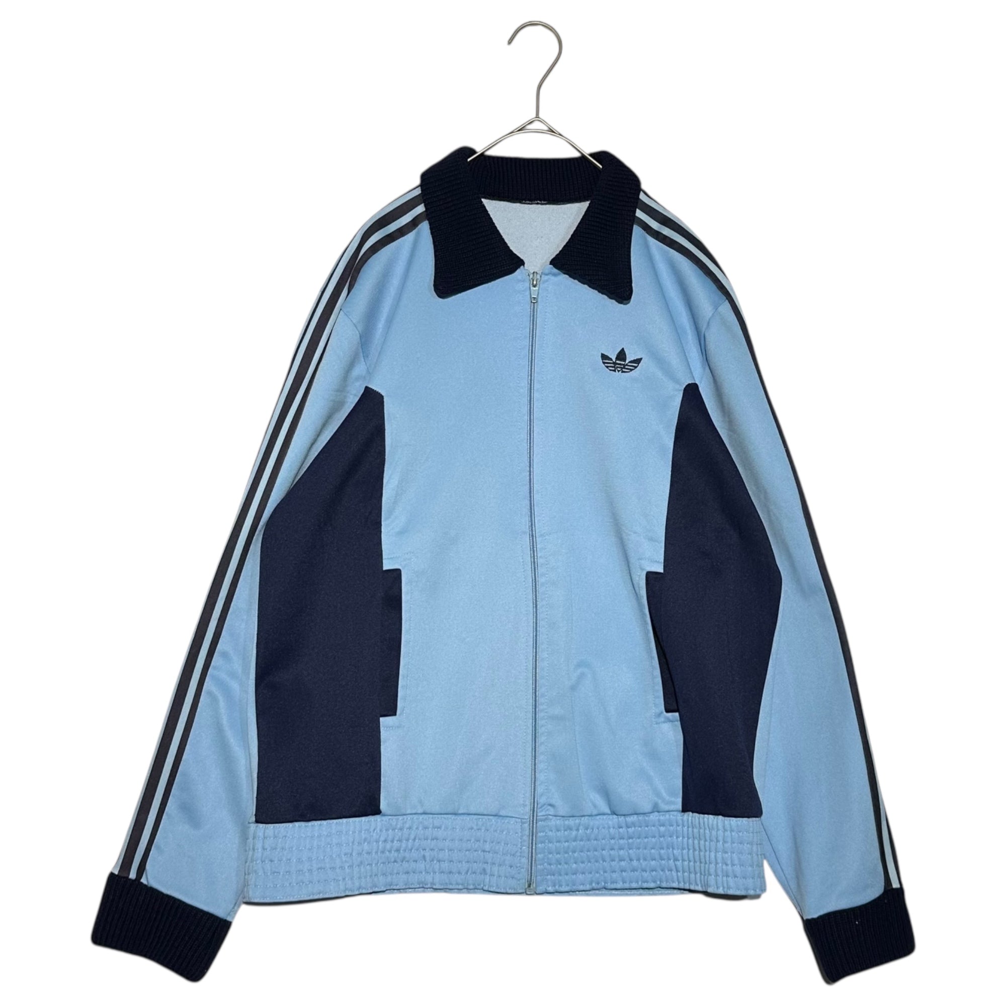 adidas(アディダス) 70's French-made vintage zip-up track jacket 70年代 フランス メイド ヴィンテージ ジップアップ トラック ブルゾン ブルー