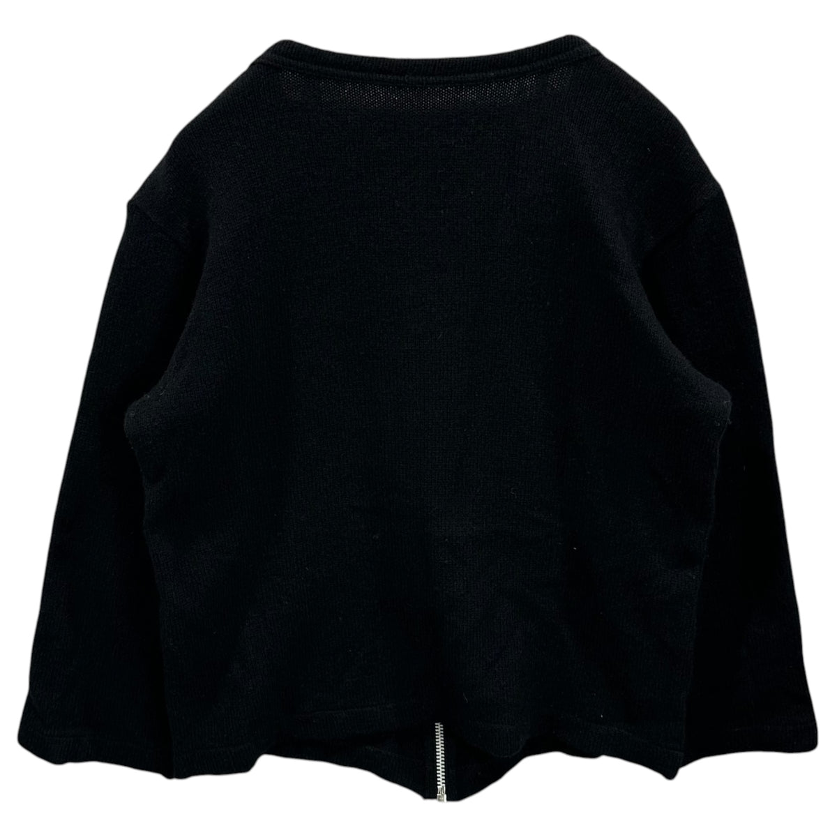 COMME des GARCONS(コムデギャルソン) 2000AW Zip Up Wool Knit Cardigan ジップアップ ウール ニット カーディガン GT-040470 FREE ブラック AD2000 00s アーカイブ