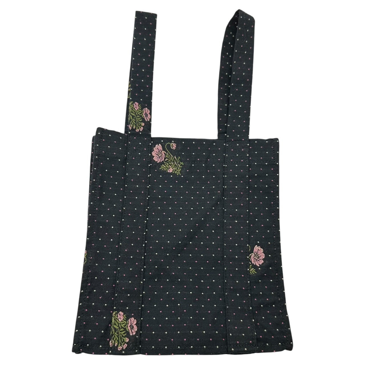 RhodolirioN(ロドリリオン) NOVEL TOTE BAG - JACQUARD ノヴェル トート バッグ ジャガード LN934B ネイビー ミニ