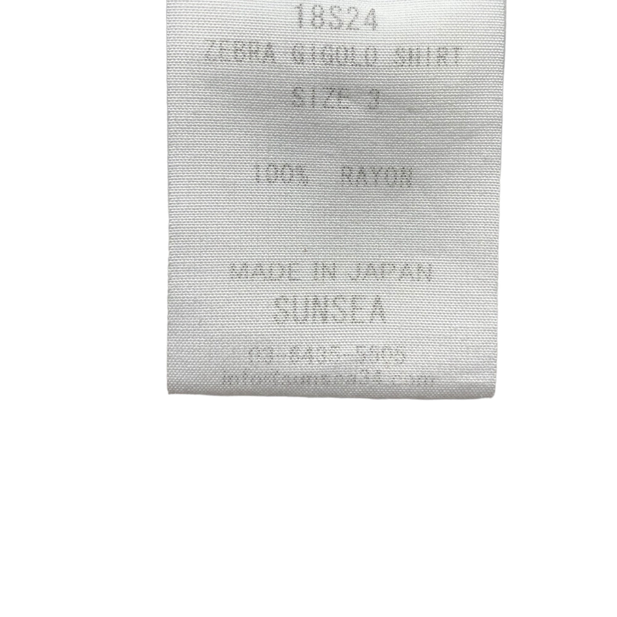 SUNSEA(サンシー) 18SS Zebra GIGOLO Shirt ゼブラ ジゴロシャツ 18S24 3(L) ホワイト×ブラック