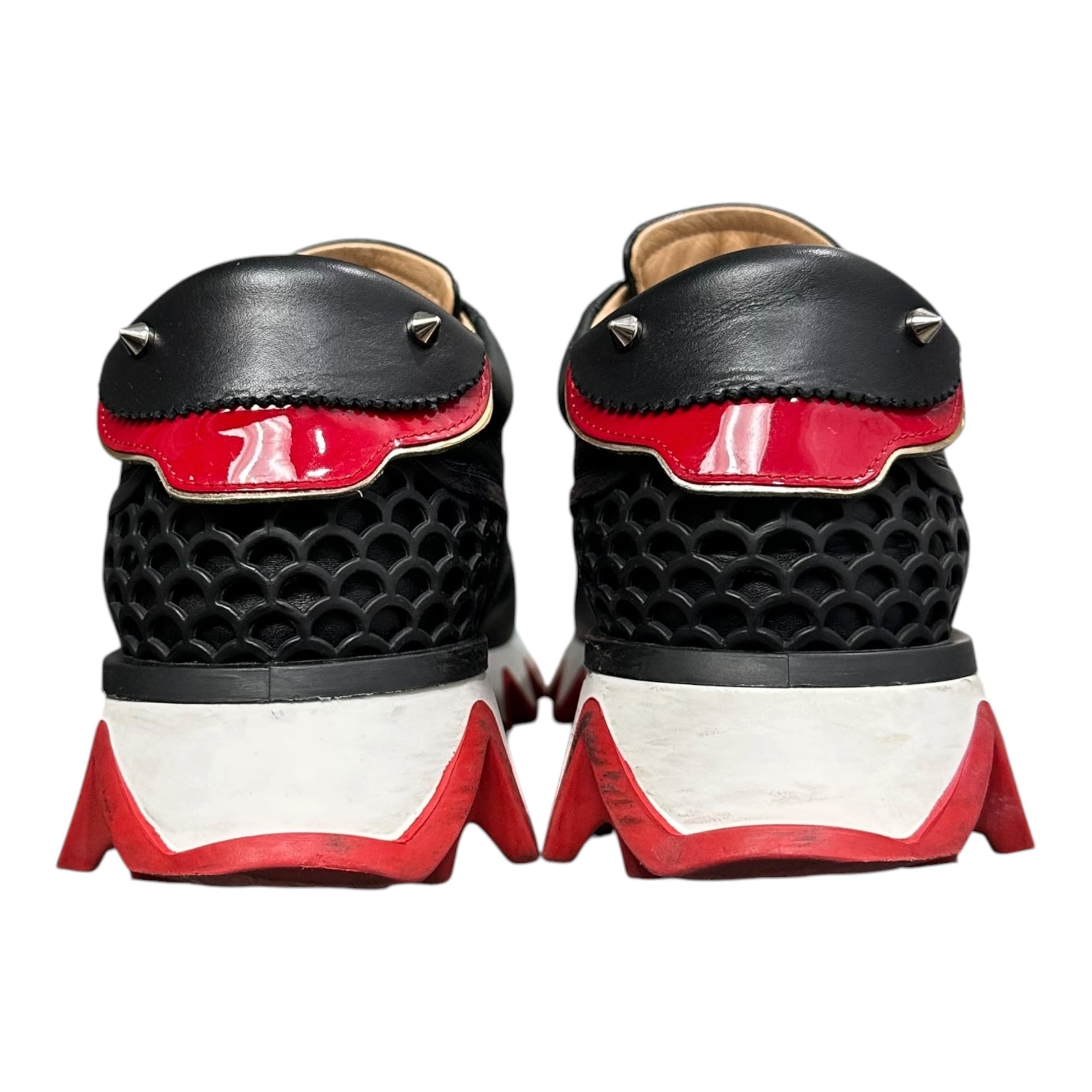 Christian Louboutin(クリスチャンルブタン) LOUBISHARK FLAT ルビシャーク 厚底 スニーカー 35 ブラック×レッド