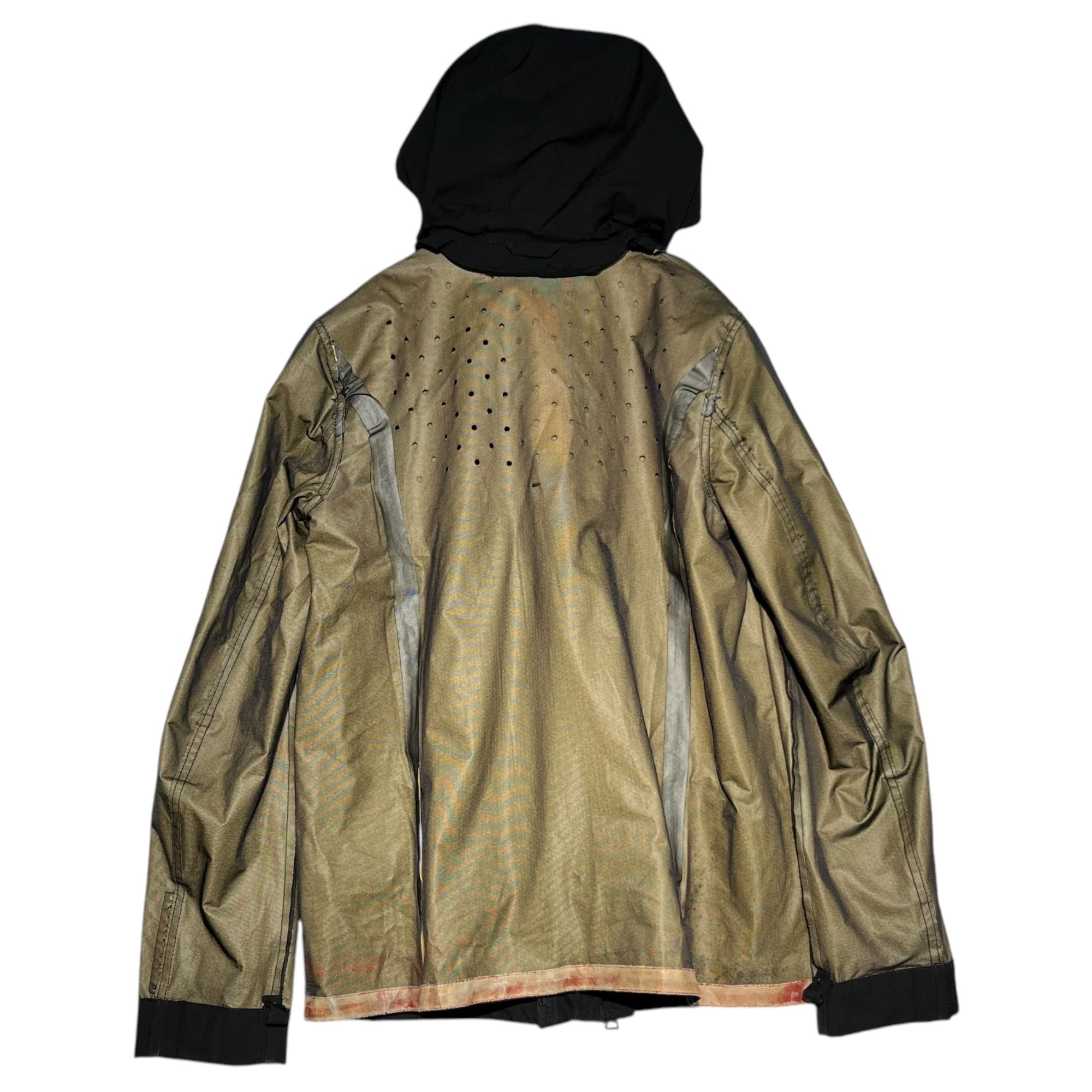 PRADA SPORT(プラダスポーツ) 00's GORE-TEX hooded nylon jacket フーデット ナイロン ジャケット 38(M程度) ブラック Y2K マウンテンパーカー