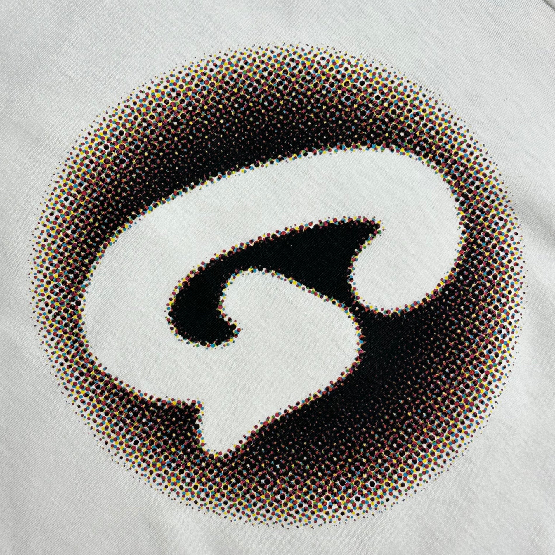 GOODENOUGH(グッドイナフ) 2001's cotton base Chemical G Logo Print s/s T-Shirt ケミカル G ロゴ プリント 半袖 Tシャツ M ホワイト×マルチカラー