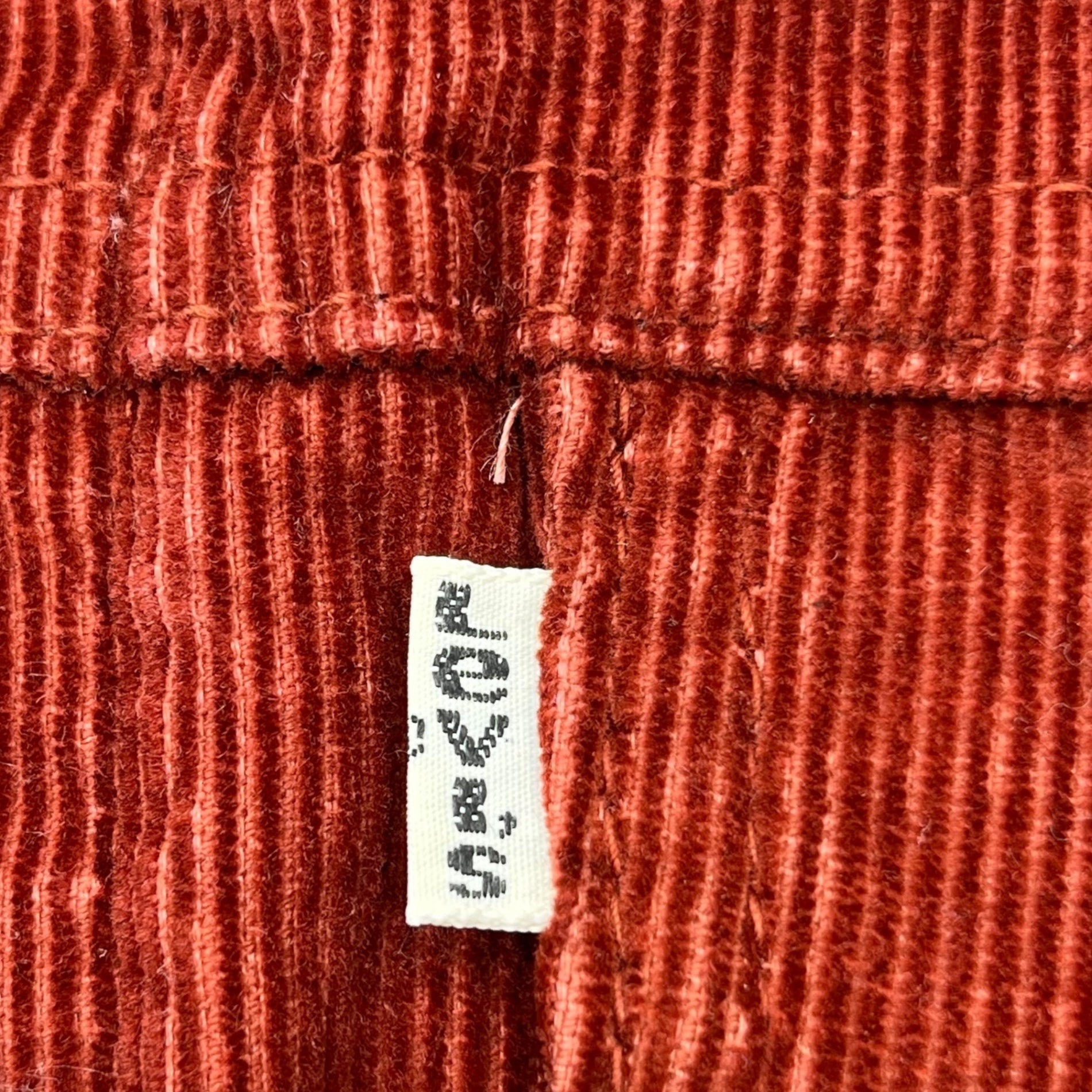 Levi's(リーバイス) 70's VINTAGE CORDUROY TRUCKER JACKET ヴィンテージ コーデュロイ トラッカー ジャケット 70505-1587 44 レッドブラウン 裏529 USA製