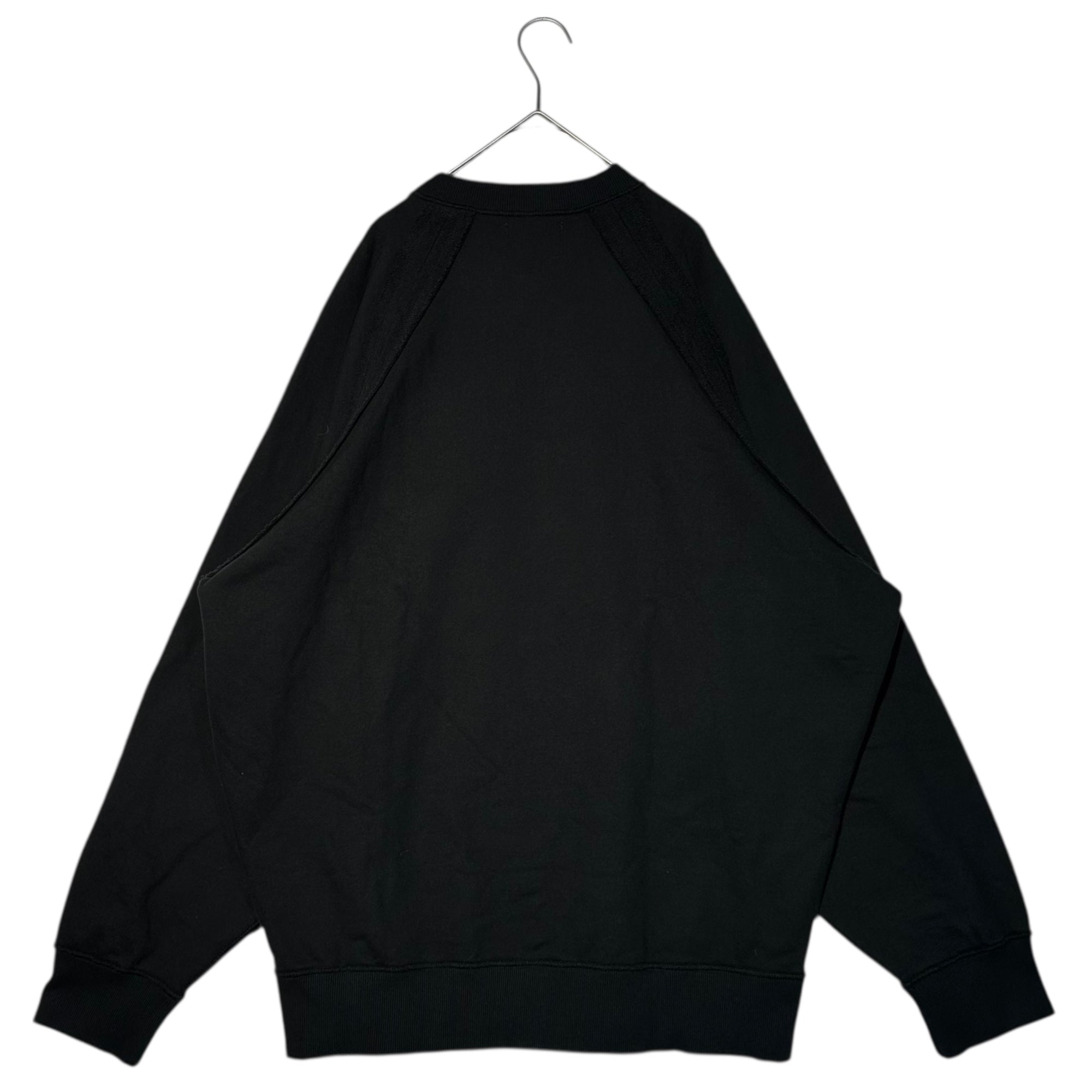 UNDERCOVER(アンダーカバー) ”FOR FIVE COLOURS” Reversible Raglan Sweatshirt リバーシブル ラグラン スウェット UP1E4807-2 4 ブラック