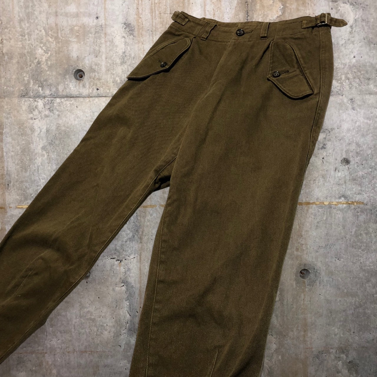 COMME des GARCONS(コムデギャルソン) 03SSミリタリーサンプリングトラウザー HI-P021 S ブラウン AD2003