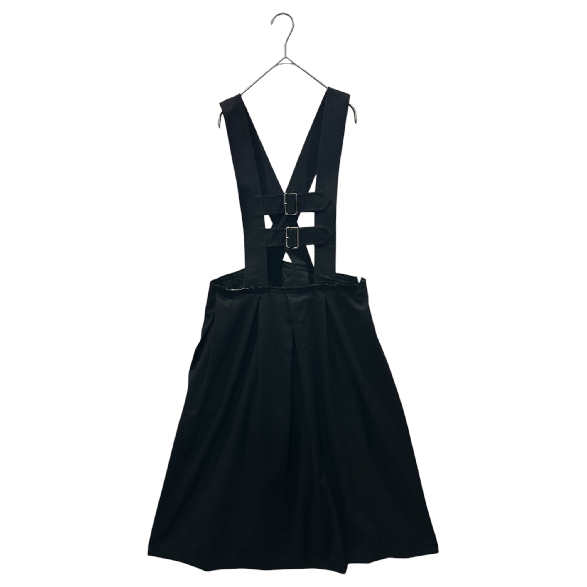 BLACK COMME des GARCONS(ブラックコムデギャルソン) 2018SS Suspender Jumper Skirt サスペンダー ジャンパー スカート ワンピース 1A-A003 S ブラック AD2017